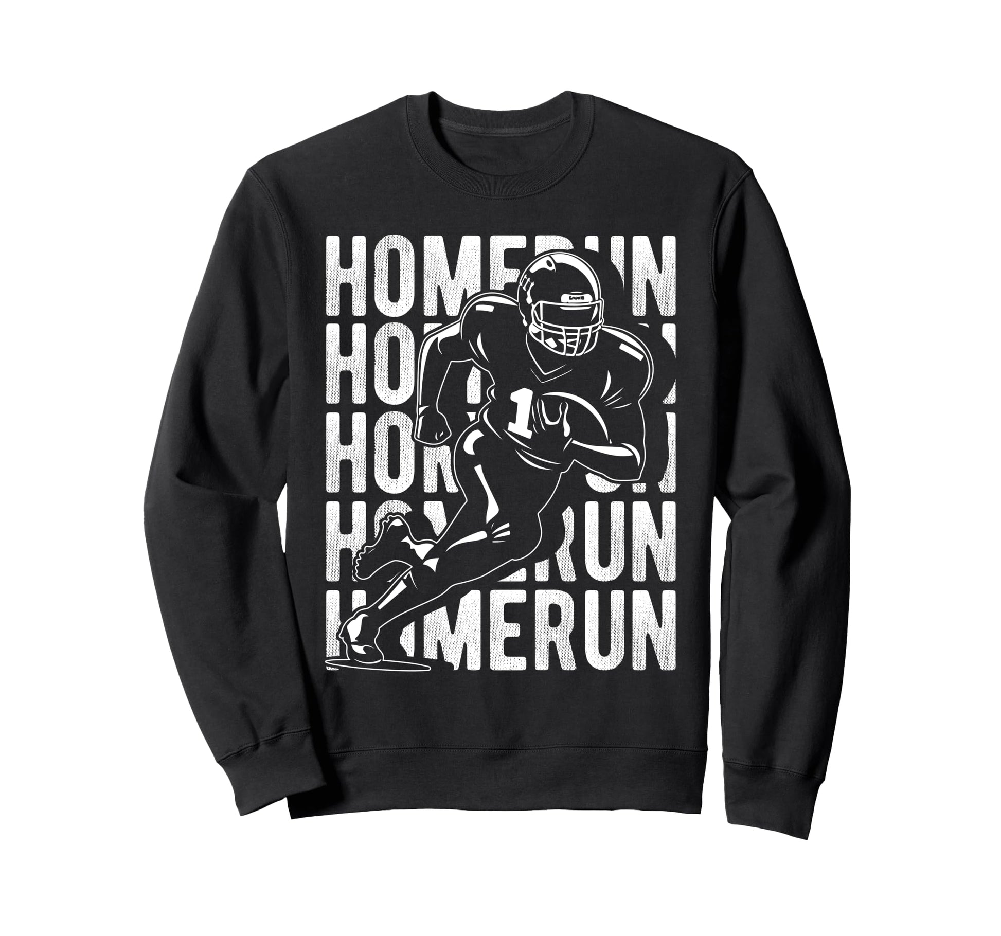 Homerun Football Player Sweatshirt - Streetwear Style Unisex - T-Shirt, Sweatshirt, Hoodie