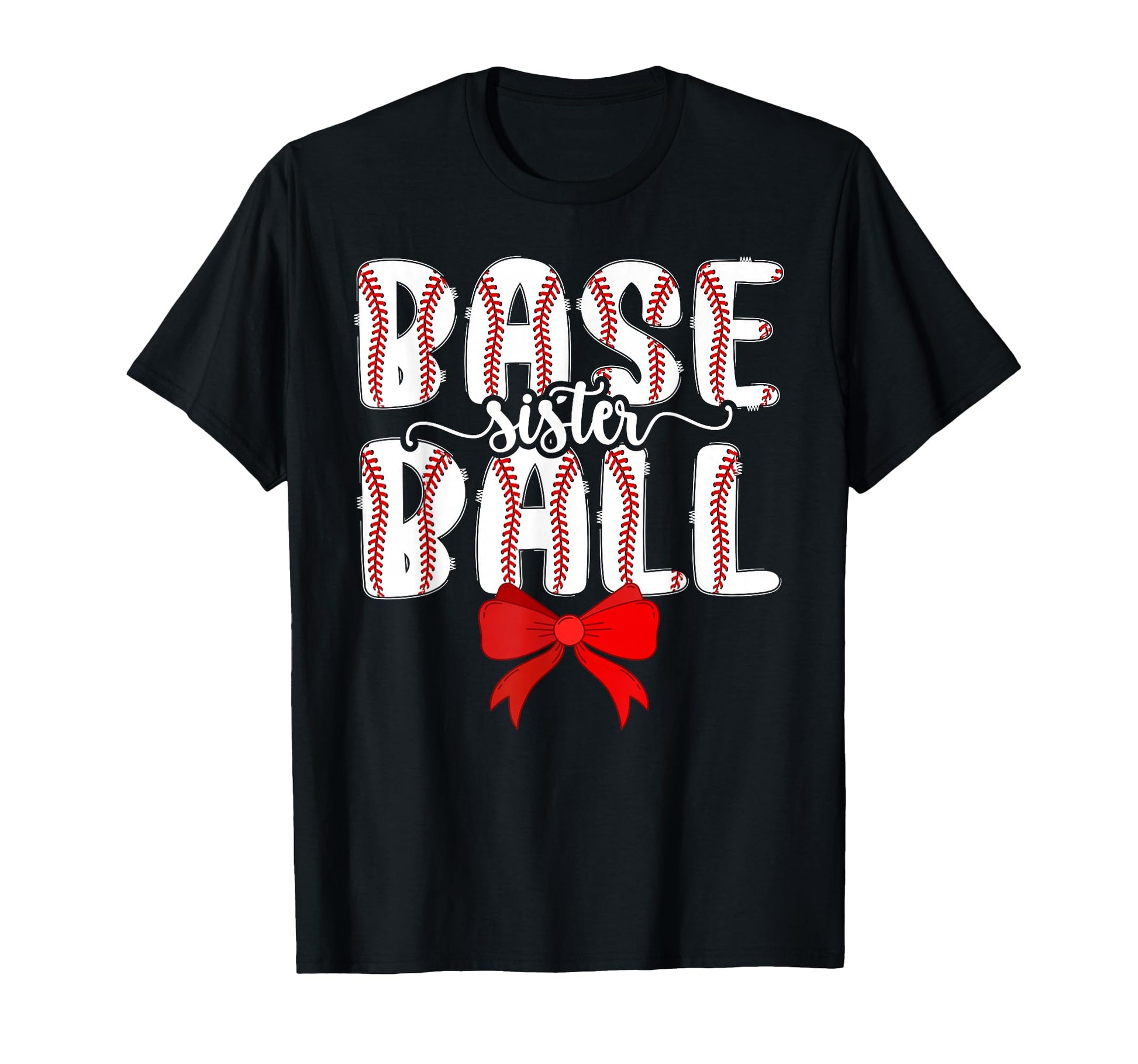 Baseball Sister Coquette Baseball T-Shirt - Trendy Graphic for Adults - T-Shirt, Sweatshirt, Hoodie