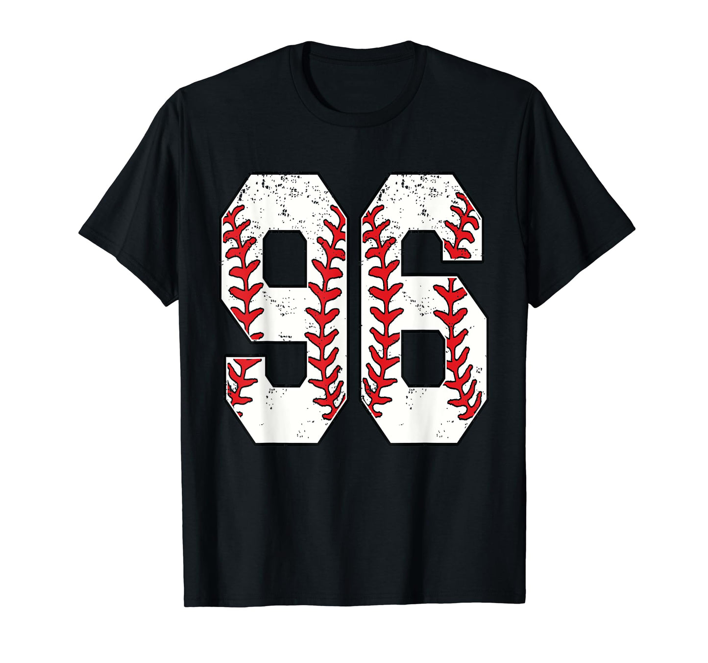 Number 96 Baseball 96 Jersey Number T-Shirt - Minimalist Print Men Women - T-Shirt, Sweatshirt, Hoodie