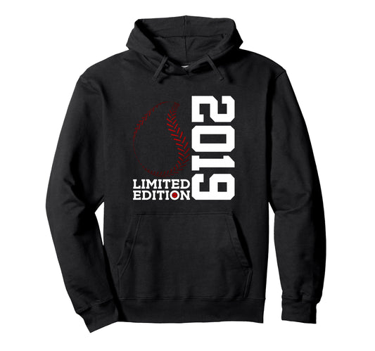7Th Birthday Baseball 2019 Hoodie - Trendy Graphic Unisex - T-Shirt, Sweatshirt, Hoodie