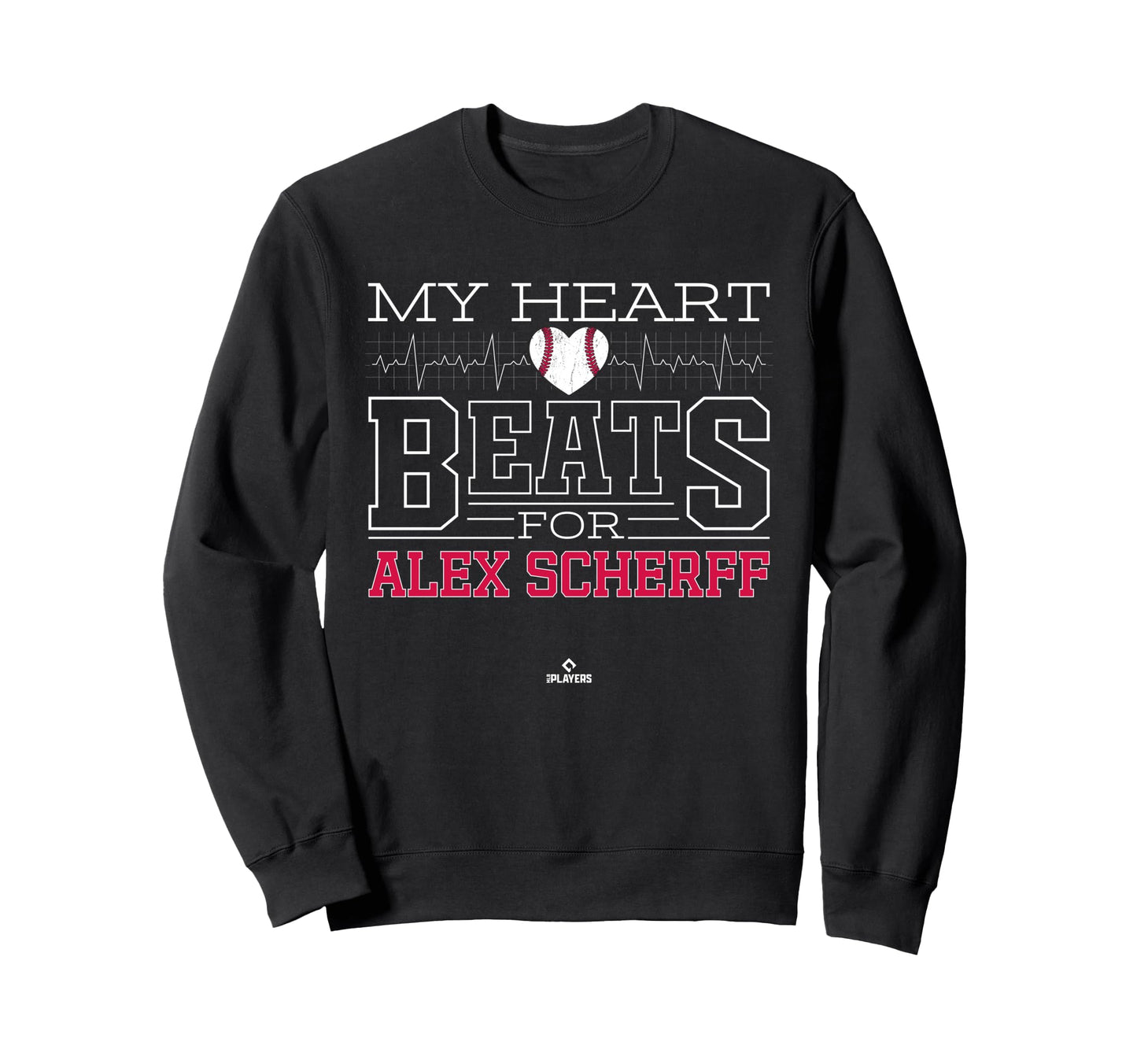 My Heart Beats Alex Scherff Sweatshirt - Minimalist Print for Adults - T-Shirt, Sweatshirt, Hoodie