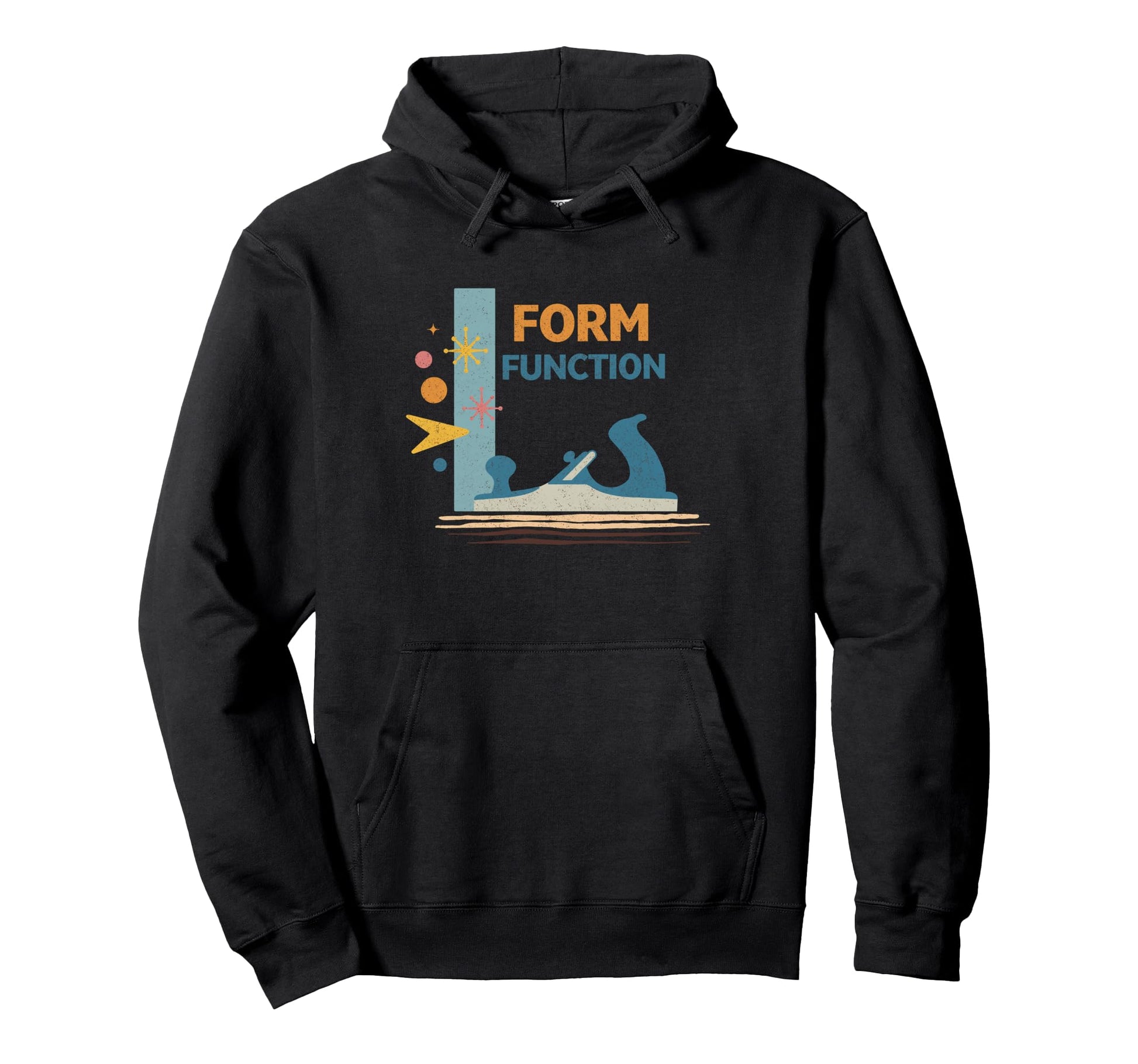 Form Function Woodworking Maker Hoodie - Custom Art Print Unisex - T-Shirt, Sweatshirt, Hoodie