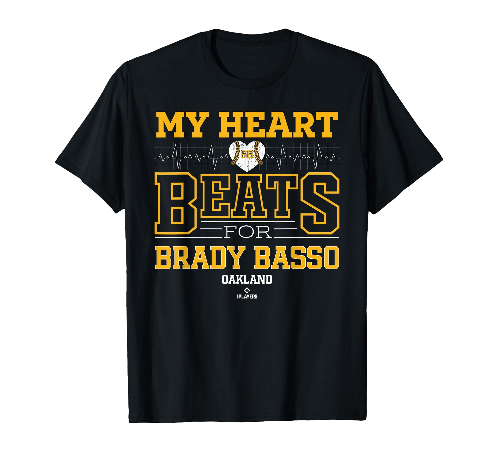 My Heart Beats Brady Basso Oakland T-Shirt - Custom Art Print Unisex - T-Shirt, Sweatshirt, Hoodie