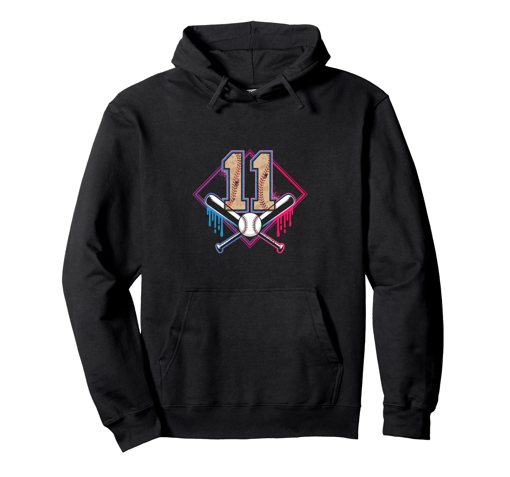 Baseball Home Ice Cream 11Th Hoodie - Casual Everyday Wear Men Women - T-Shirt, Sweatshirt, Hoodie