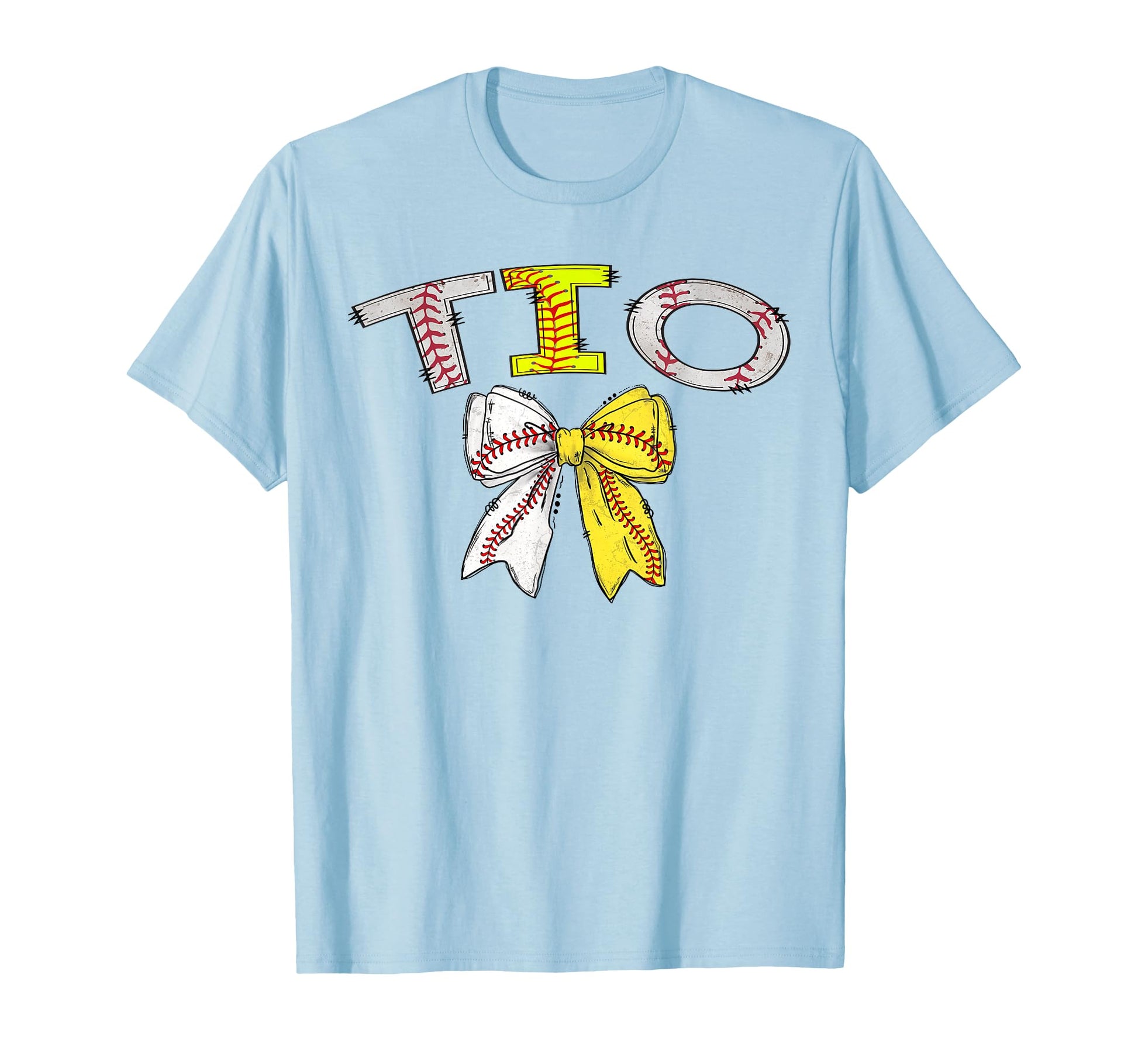 Tio Both Half Baseball Softball T-Shirt - Novelty Apparel for Adults - T-Shirt, Sweatshirt, Hoodie