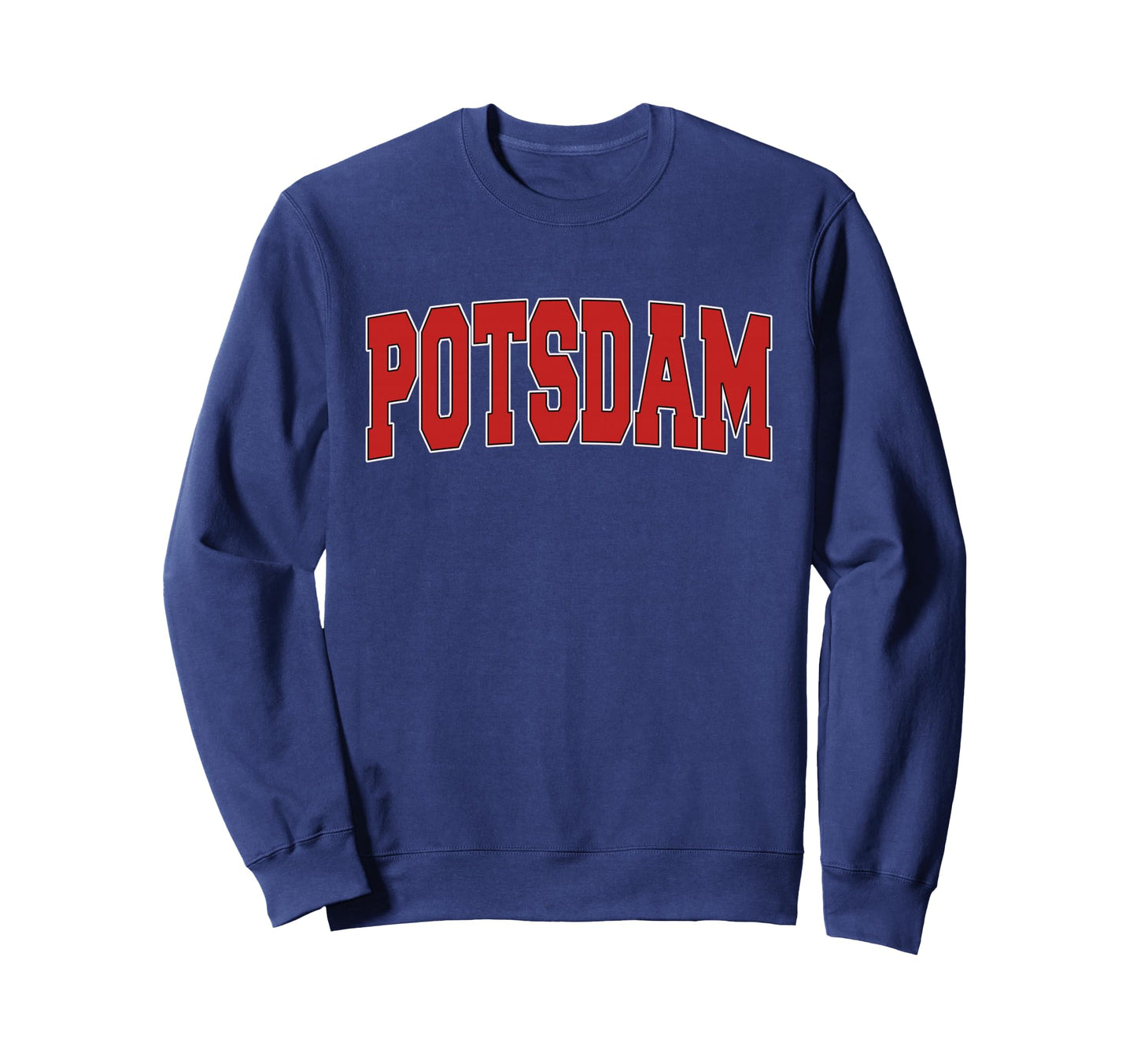 Potsdam Ny New York Varsity Usa Sweatshirt - Novelty Apparel Men Women - T-Shirt, Sweatshirt, Hoodie