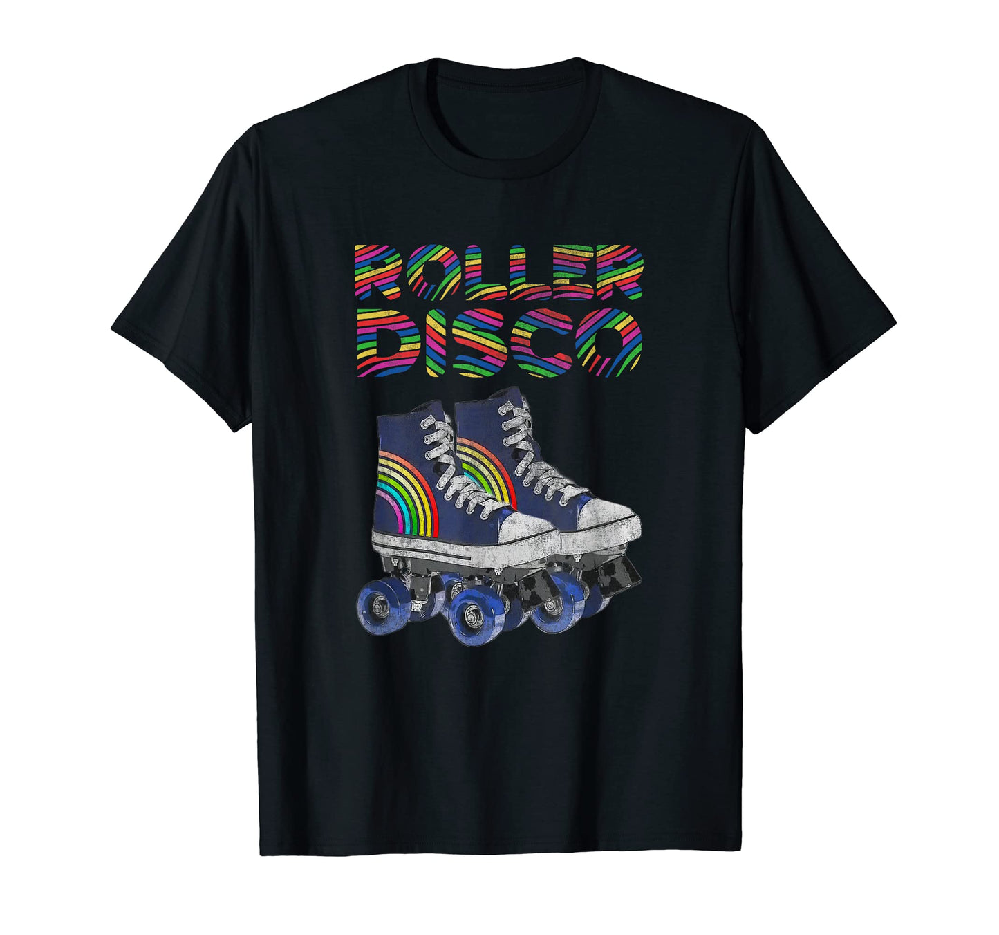 Roller Disco 70S And 80S Rollerblades T-Shirt - Custom Art Print Men Women - T-Shirt, Sweatshirt, Hoodie