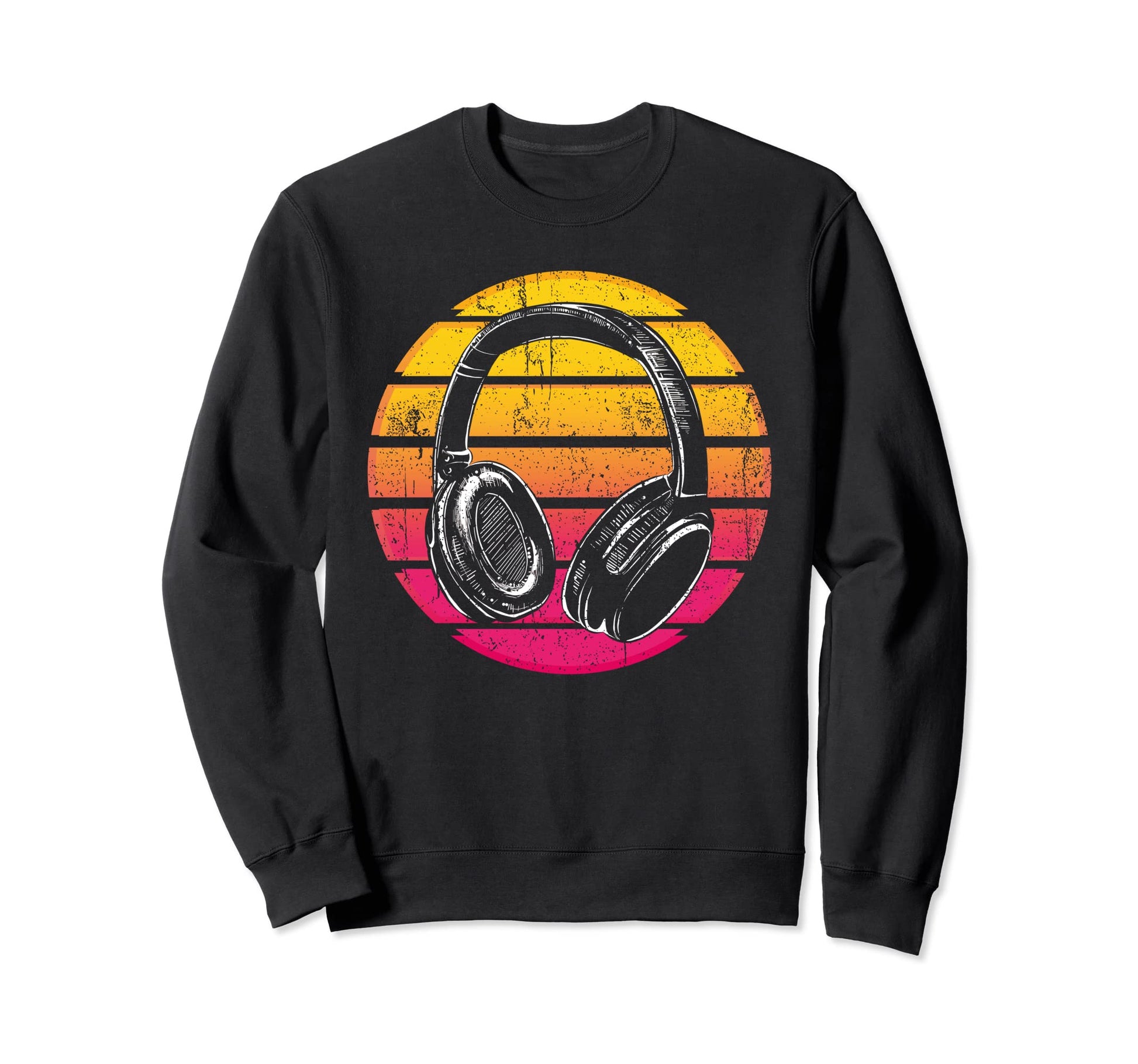 Synthwave 1990S Music Lover Sweatshirt - Custom Art Print Men Women - T-Shirt, Sweatshirt, Hoodie