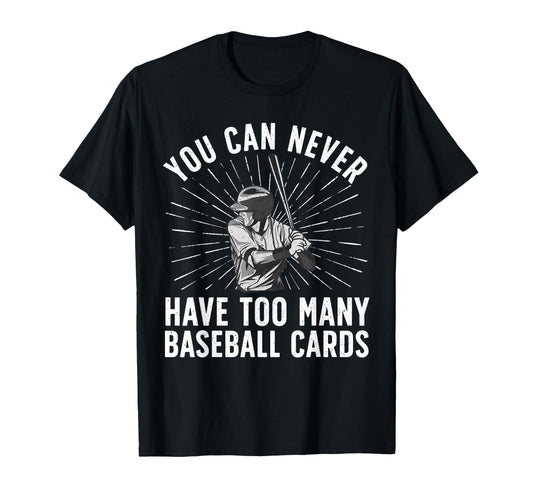 Baseball Card Art Baseball Card Collecting T-Shirt - Novelty Apparel Unisex - T-Shirt, Sweatshirt, Hoodie