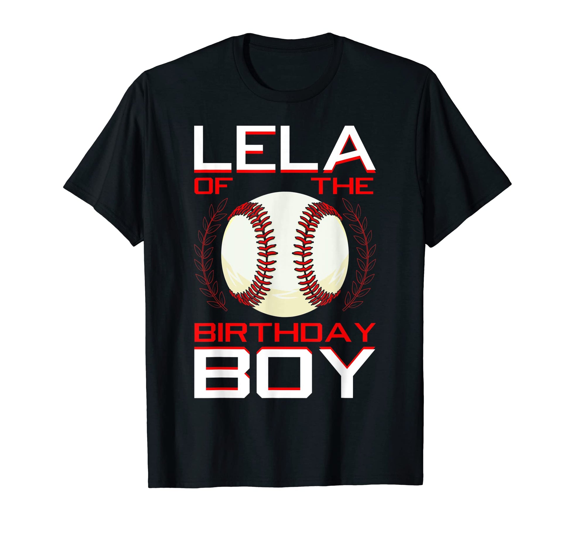 Lela Birthday Baseball Theme Bday Party T-Shirt - Graphic Print for Adults - T-Shirt, Sweatshirt, Hoodie