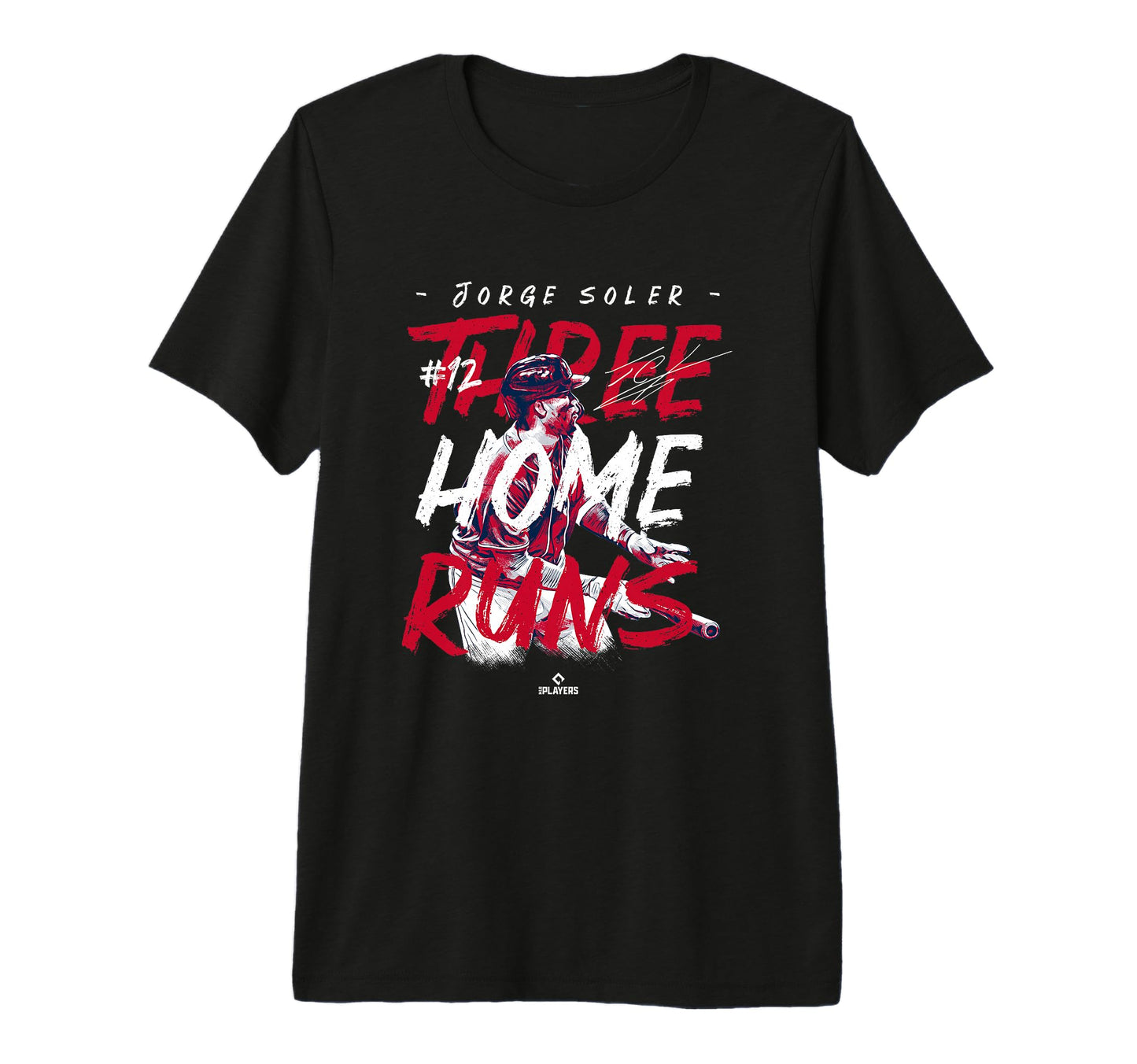 3 Home Runs Mlbpa Jorge Soler T-Shirt - Minimalist Print for Adults - T-Shirt, Sweatshirt, Hoodie