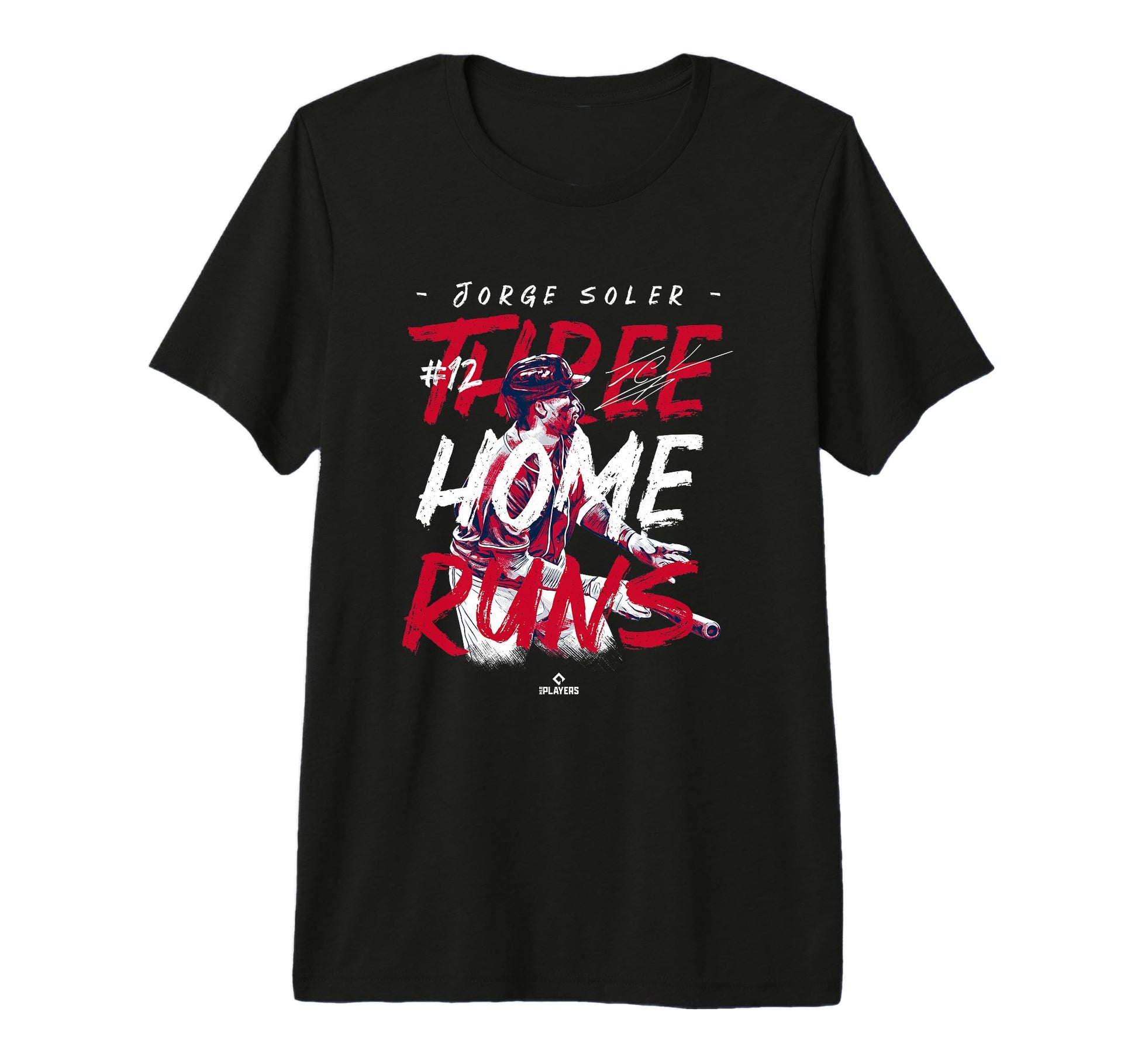 3 Home Runs Mlbpa Jorge Soler T-Shirt - Minimalist Print for Adults - T-Shirt, Sweatshirt, Hoodie