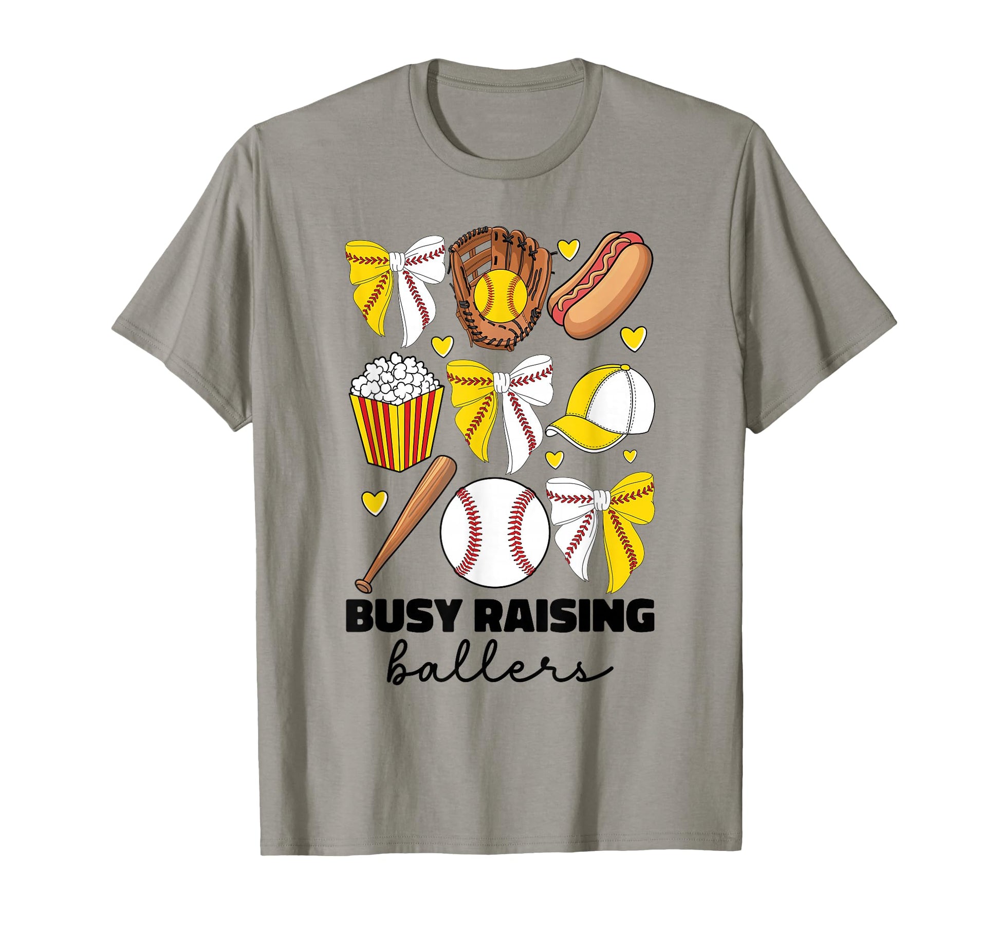 Busy Raising Ballers Baseball And T-Shirt - Fun Novelty Design Unisex - T-Shirt, Sweatshirt, Hoodie