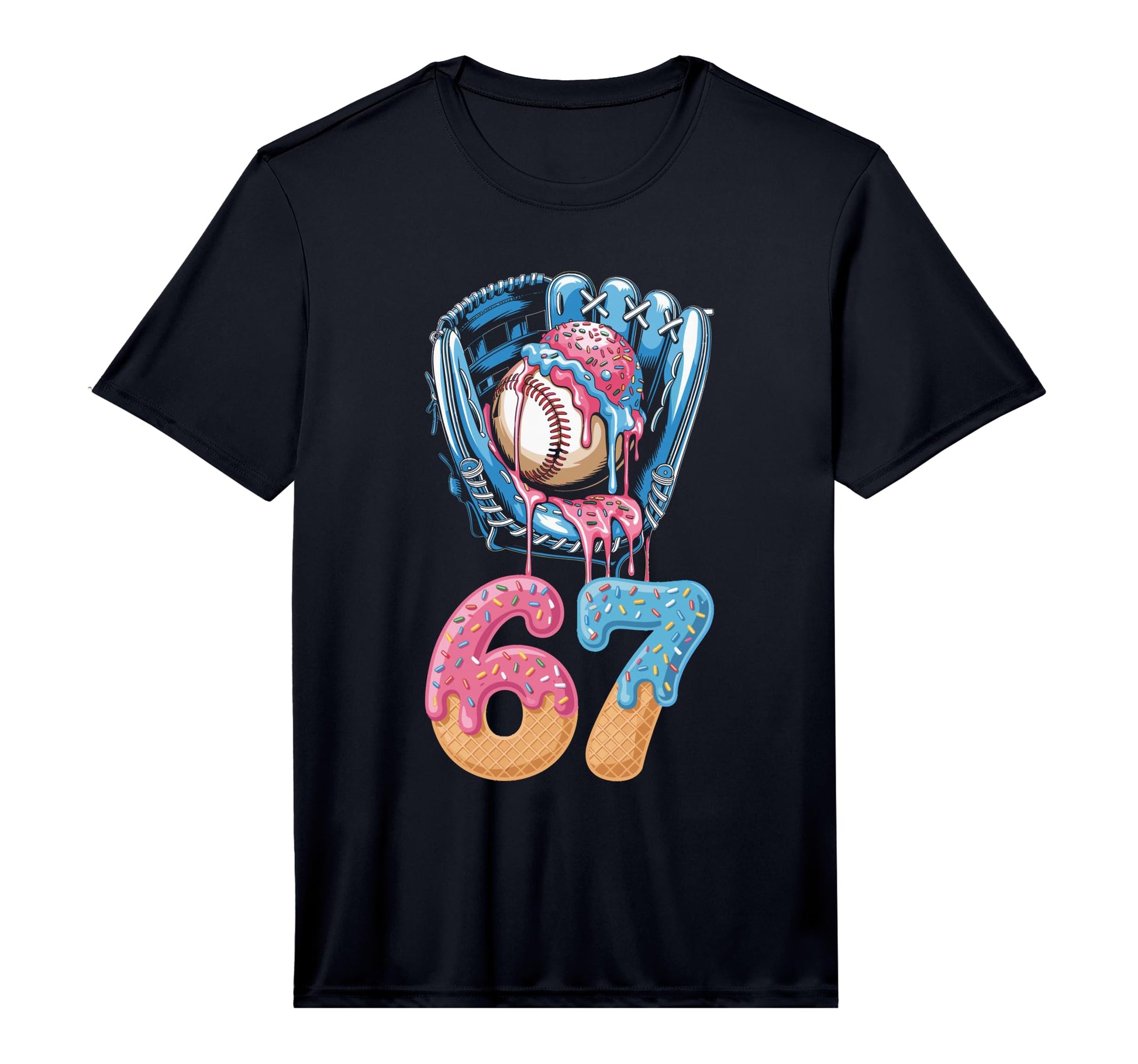 Baseball Drip Number 67 Player 67Th T-Shirt - Streetwear Style Unisex - T-Shirt, Sweatshirt, Hoodie