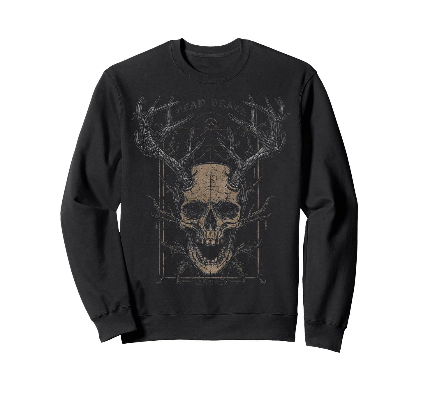 Gothic Punk Dark Y2K Streetwear Sweatshirt - Streetwear Style for Adults - T-Shirt, Sweatshirt, Hoodie