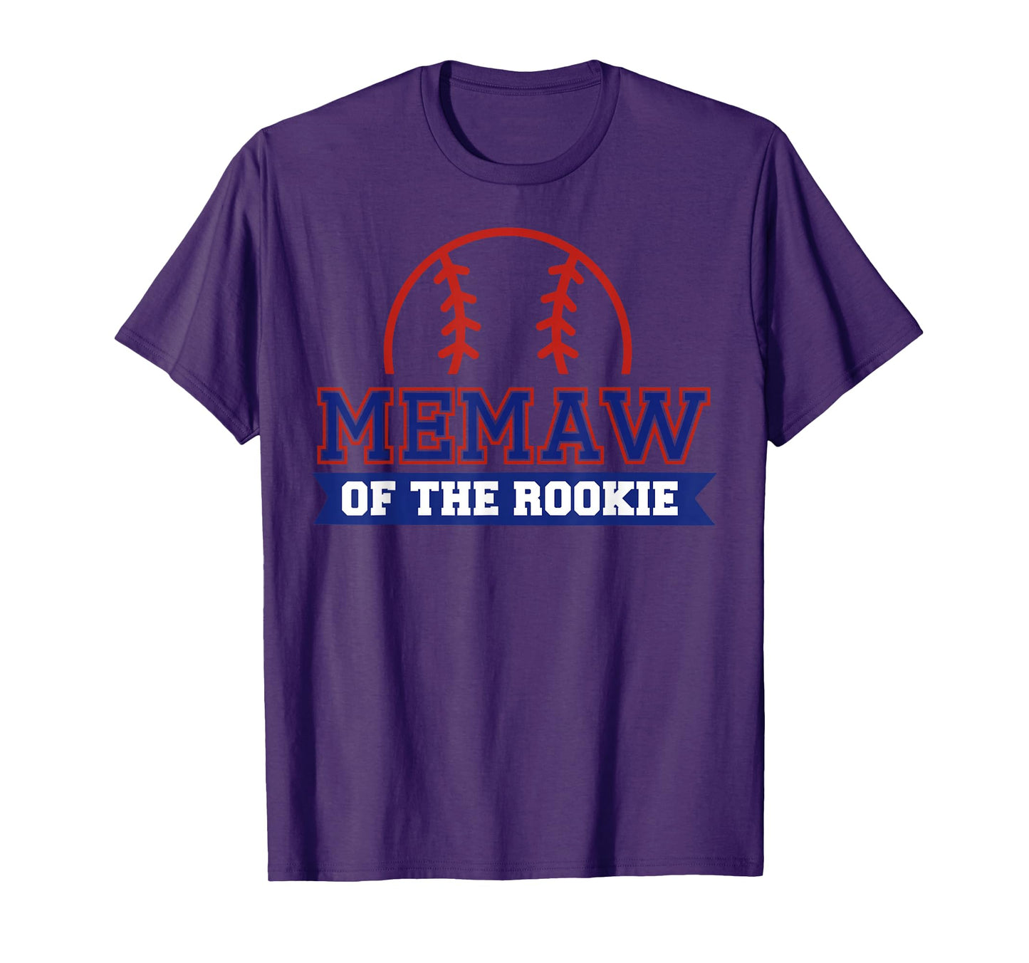 Memaw Rookie 1St Birthday Baseball T-Shirt - Aesthetic Graphic for Adults - T-Shirt, Sweatshirt, Hoodie