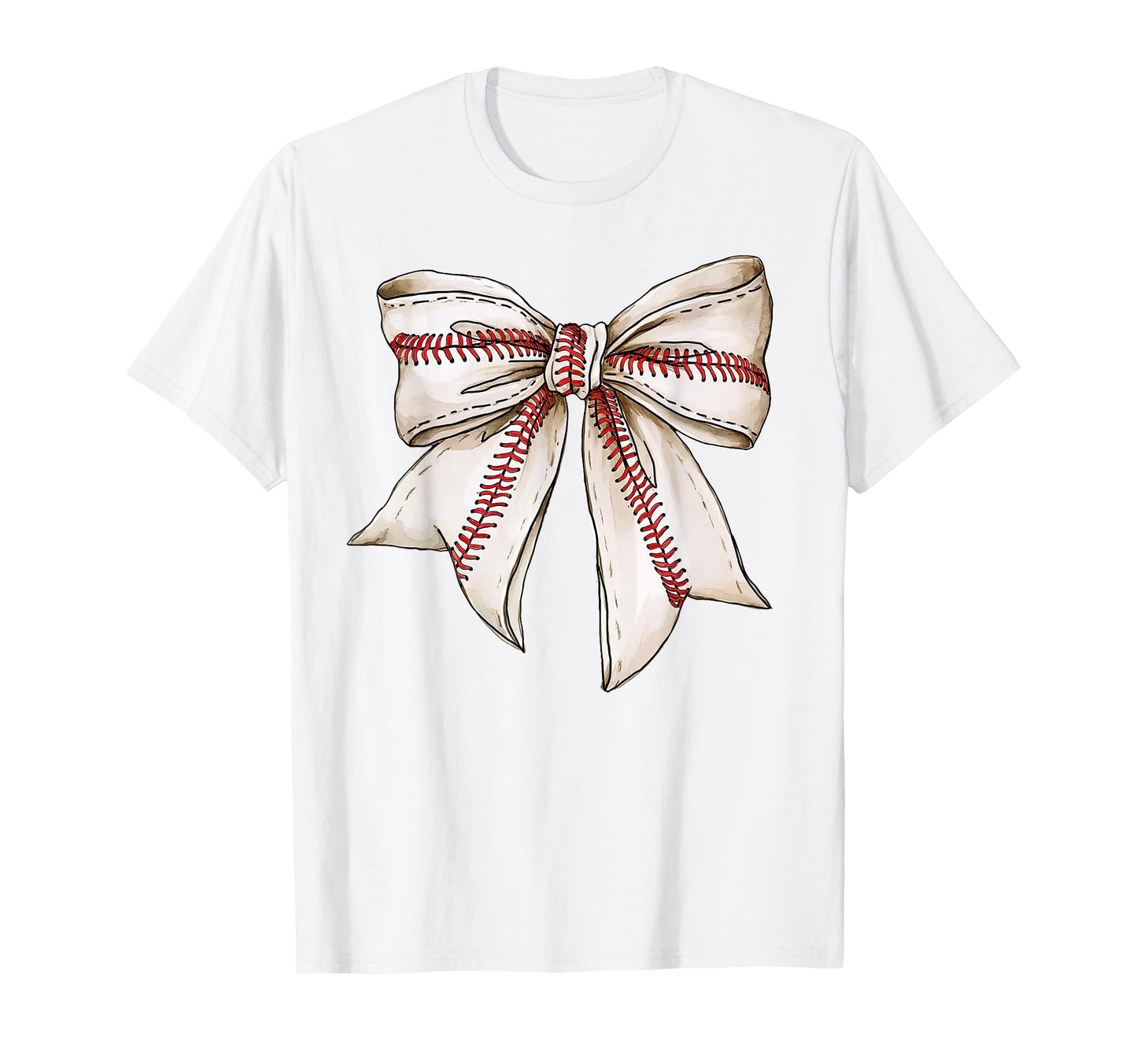 Game Day Baseball Coquette Bow Autumn T-Shirt - Unique Graphic Men Women - T-Shirt, Sweatshirt, Hoodie