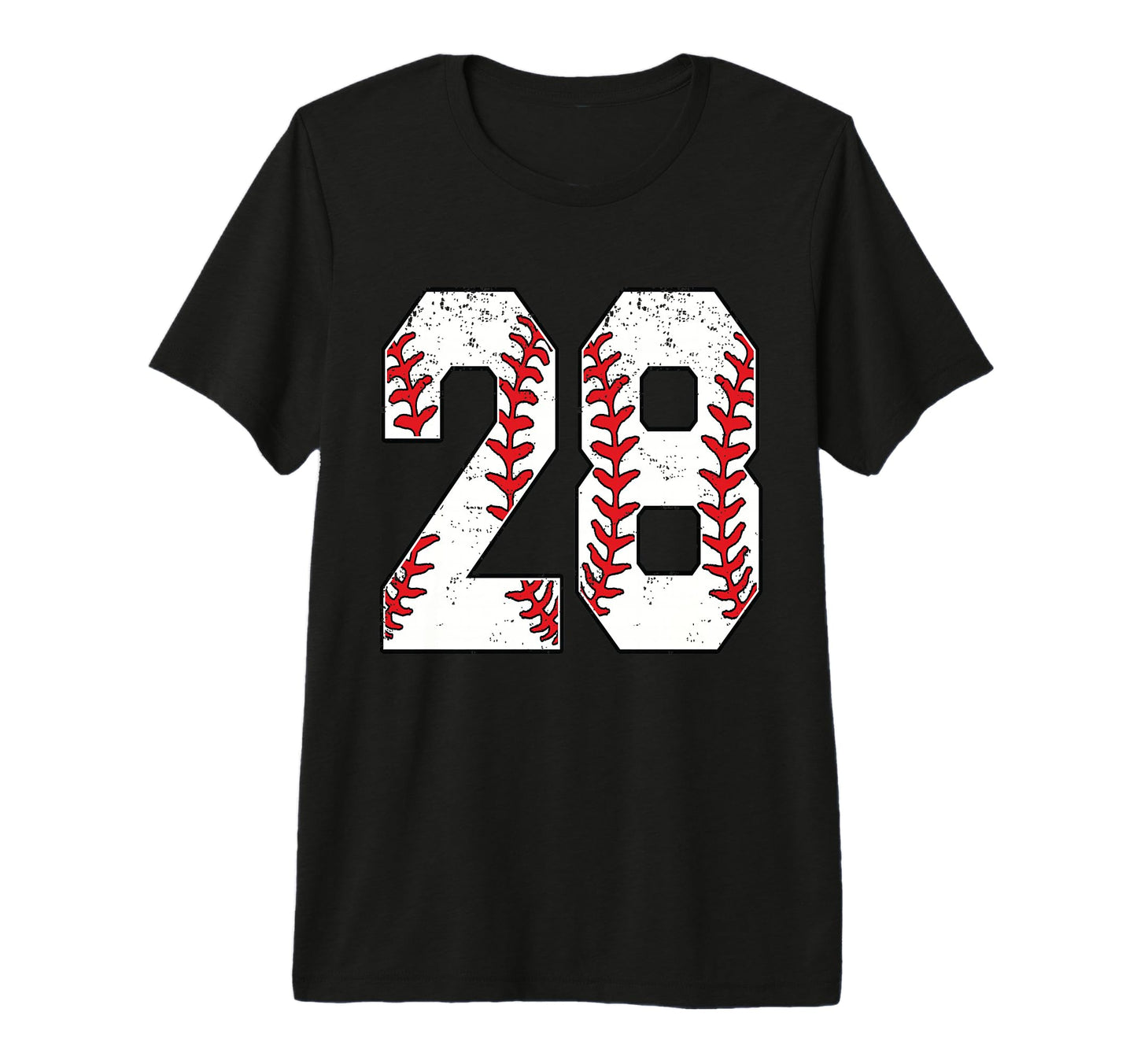 Number 28 Baseball 28 Jersey Number T-Shirt - Streetwear Style Men Women - T-Shirt, Sweatshirt, Hoodie
