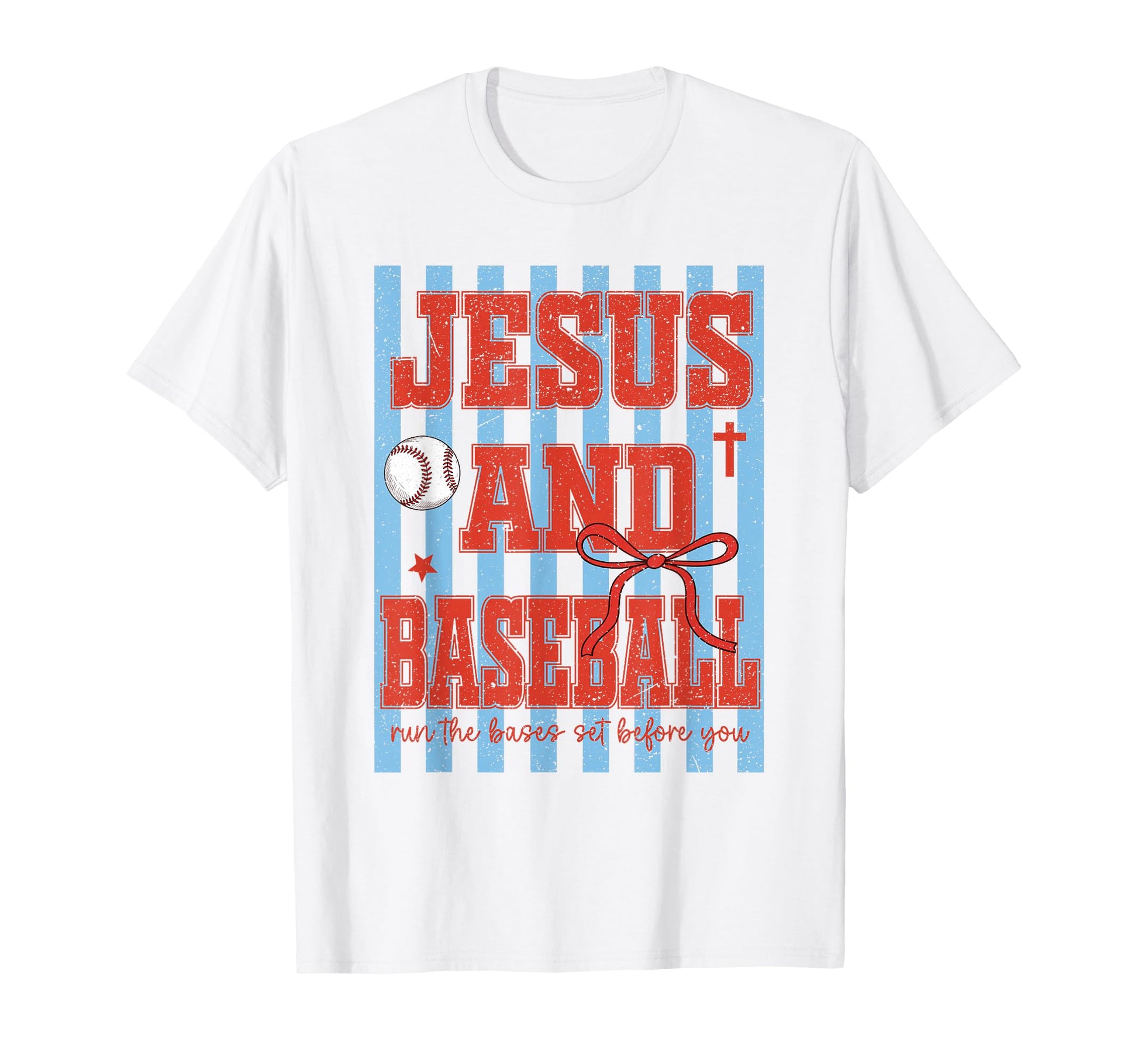 Jesus And Baseball Coquette T-Shirt - Custom Art Print for Adults - T-Shirt, Sweatshirt, Hoodie