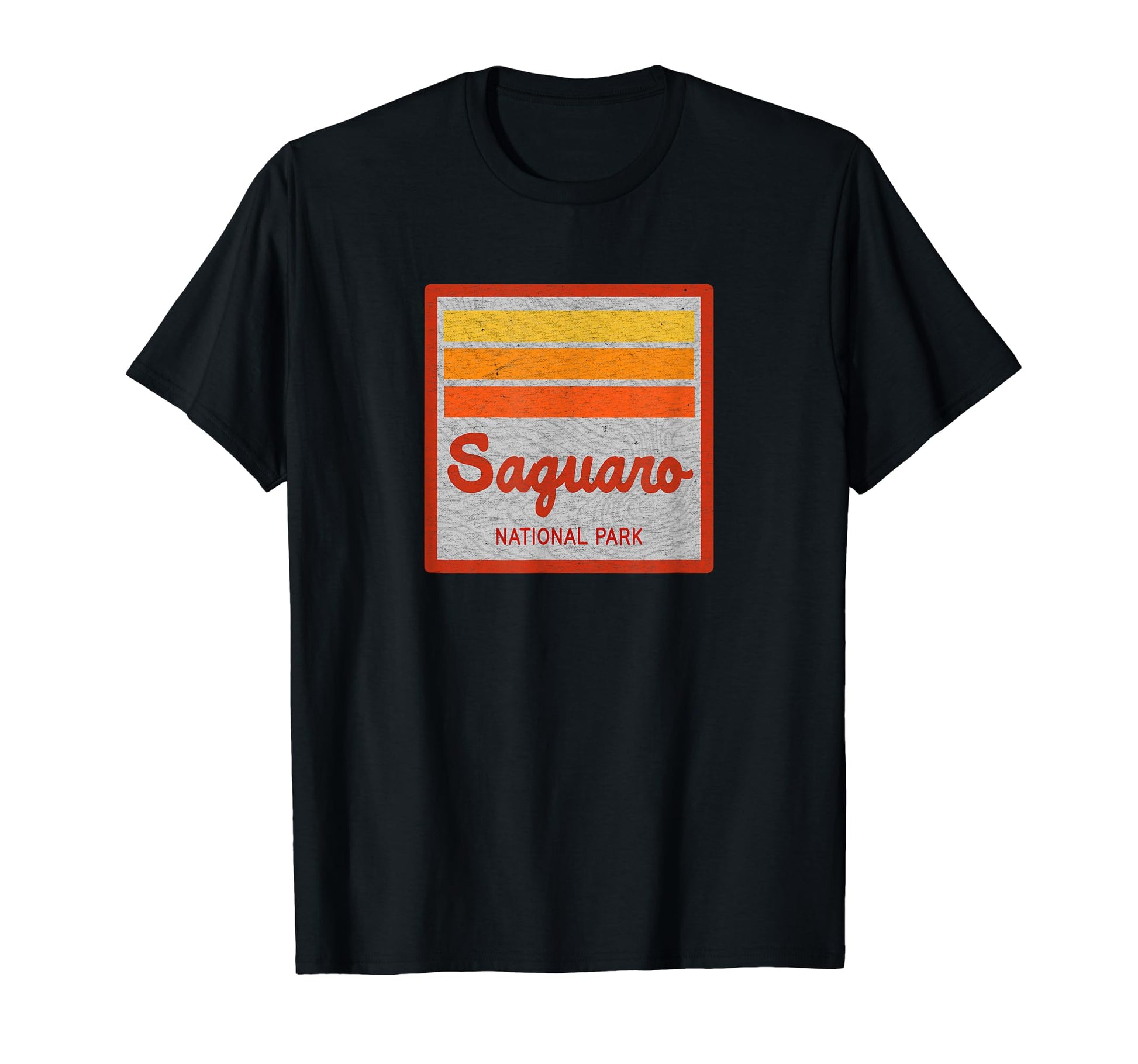 Saguaro National Park Stripes T-Shirt - Minimalist Print for Adults - T-Shirt, Sweatshirt, Hoodie