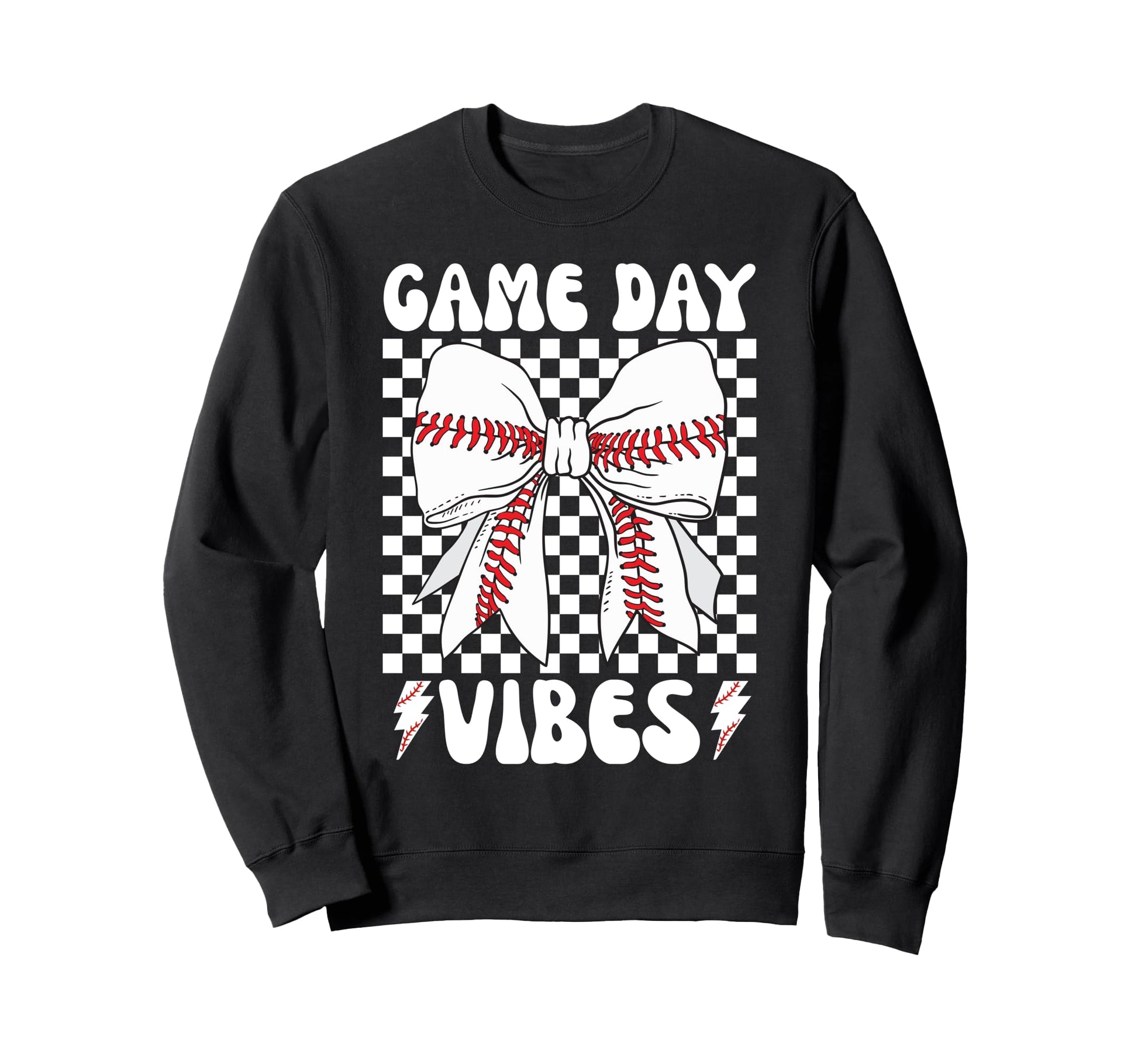 Game Day Vibes Coquette Bow Sweatshirt - Custom Art Print for Adults - T-Shirt, Sweatshirt, Hoodie