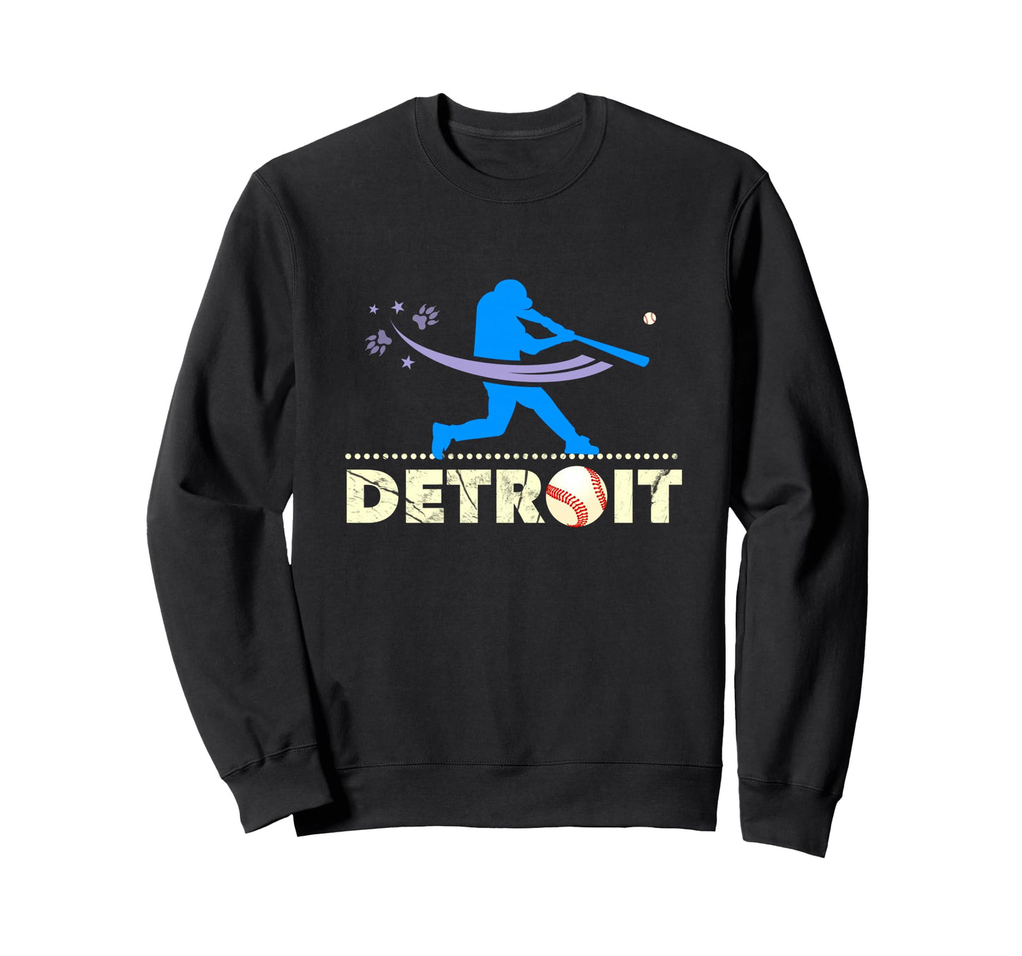 Distressed Tiger Mascot Sweatshirt - Casual Everyday Wear Men Women - T-Shirt, Sweatshirt, Hoodie