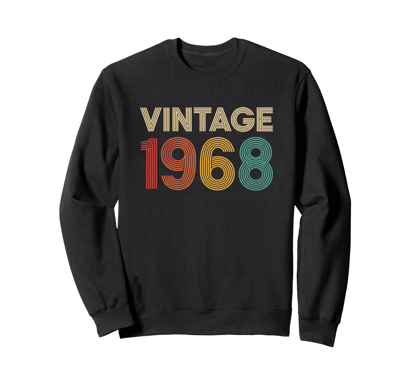 1968 Birthday 55Th Anniversary Sweatshirt - Minimalist Print Unisex - T-Shirt, Sweatshirt, Hoodie