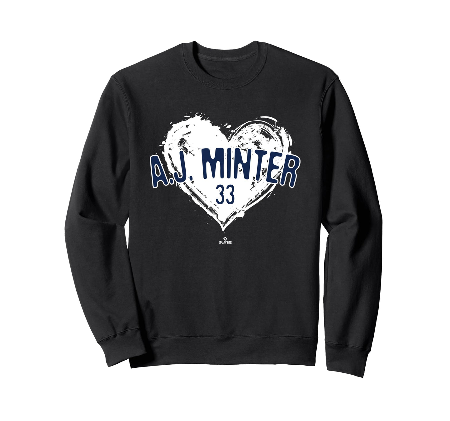 Distressed Heart J Minter Atlanta Sweatshirt - Graphic Print for Adults - T-Shirt, Sweatshirt, Hoodie