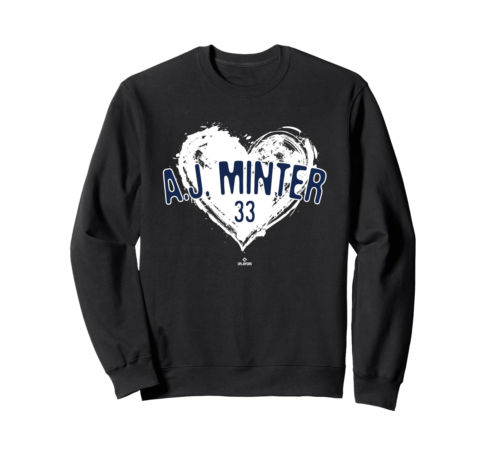 Distressed Heart J Minter Atlanta Sweatshirt - Graphic Print for Adults - T-Shirt, Sweatshirt, Hoodie