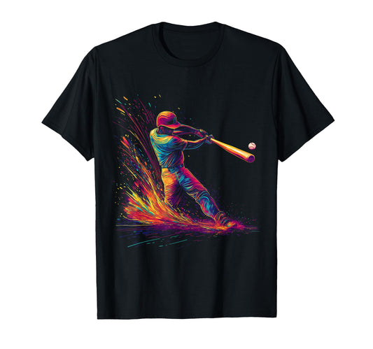 Baseball Hitter Batter Swing Momentum T-Shirt - Fun Novelty Design Unisex - T-Shirt, Sweatshirt, Hoodie