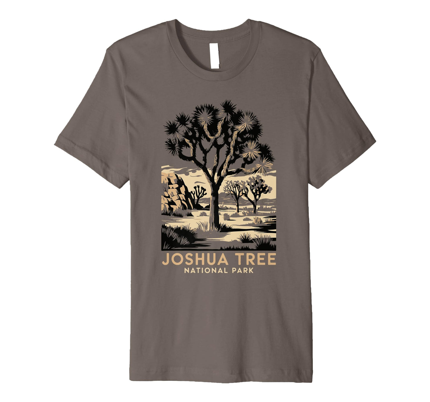Joshua Tree National Park Art T-Shirt - Minimalist Print Men Women - T-Shirt, Sweatshirt, Hoodie