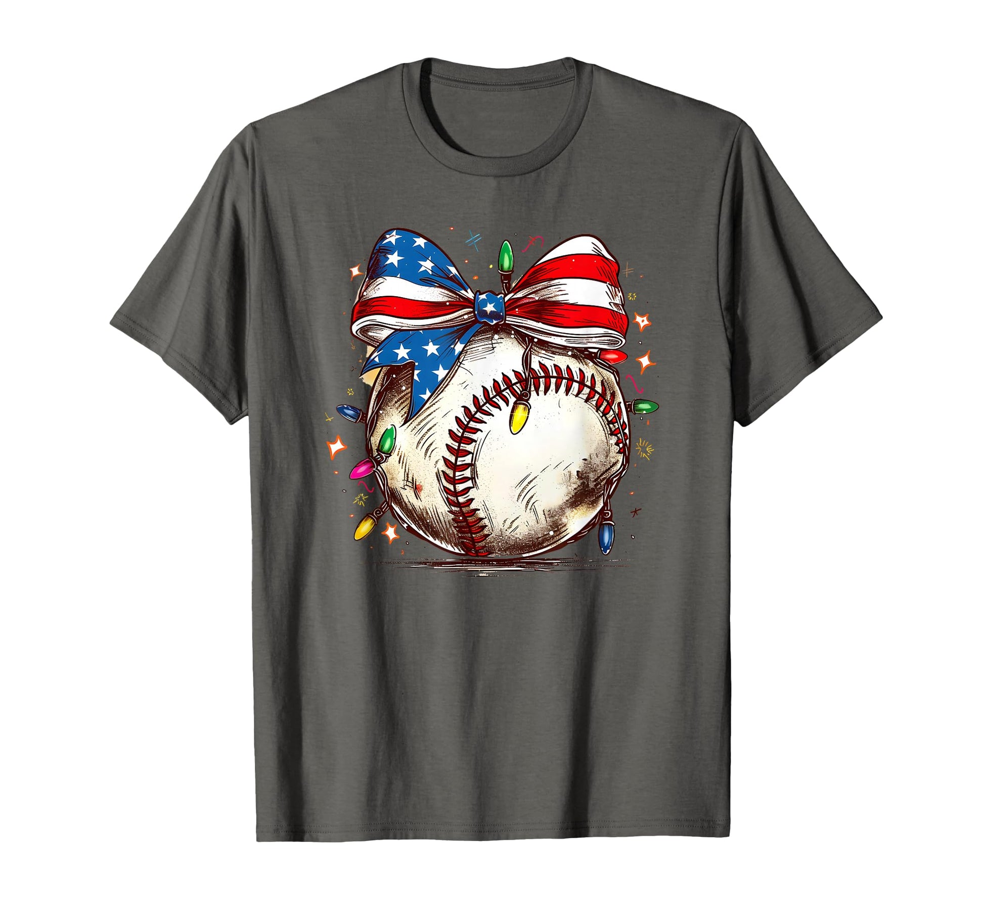 Baseball Coquette Bow Baseball T-Shirt - Streetwear Style Men Women - T-Shirt, Sweatshirt, Hoodie