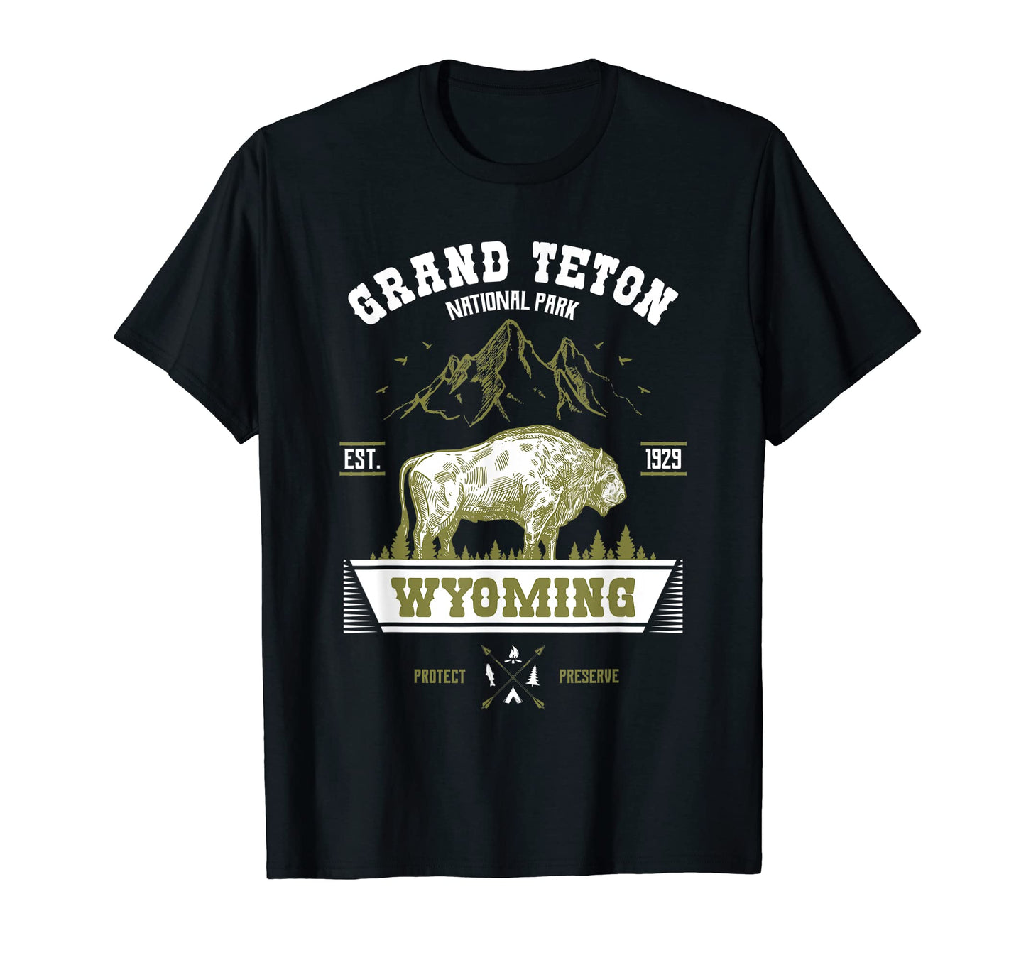 Grand Teton National Park Gift T-Shirt - Trendy Graphic Men Women - T-Shirt, Sweatshirt, Hoodie