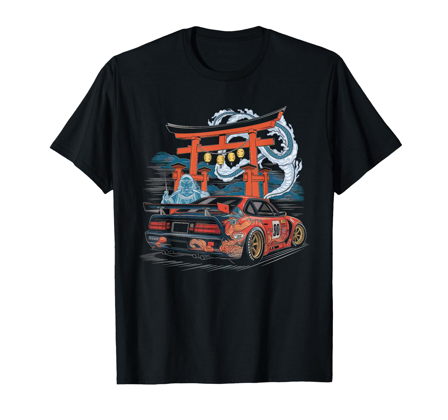 Japanese Car Jdm Japan Street Racing T-Shirt - Custom Art Print for Adults - T-Shirt, Sweatshirt, Hoodie