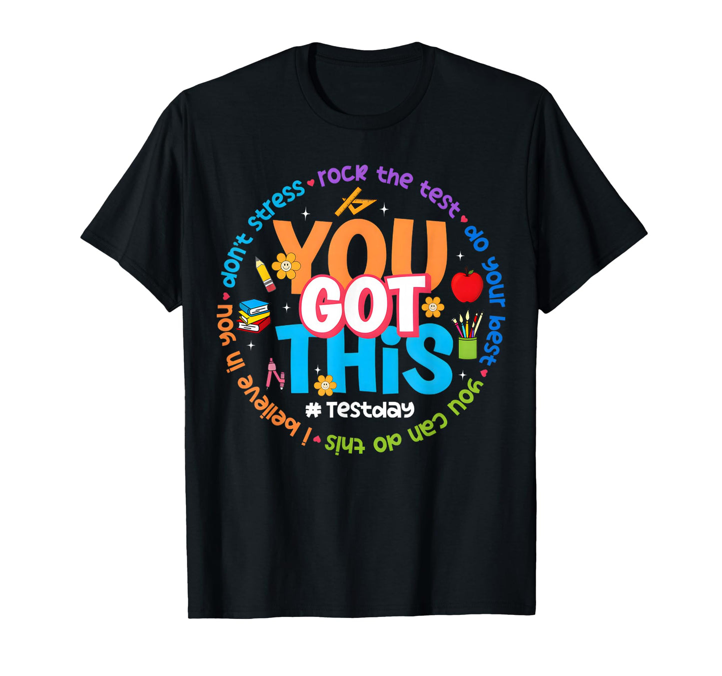 Rock Test Teacher Testing Day T-Shirt - Trendy Graphic Men Women - T-Shirt, Sweatshirt, Hoodie