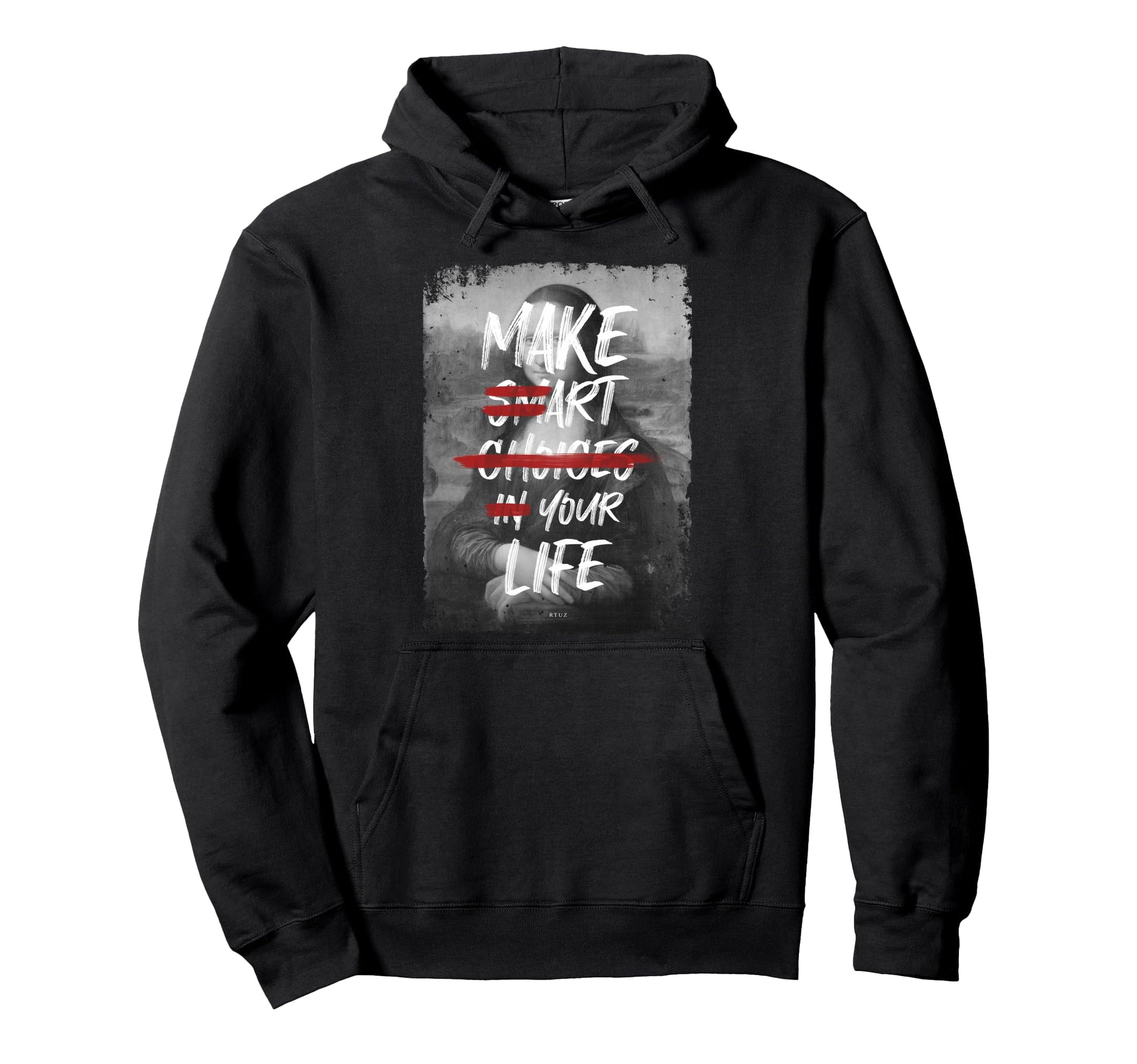 Mona Lisa Aesthetic Y2K Streetwear Hoodie - Fun Novelty Design Men Women - T-Shirt, Sweatshirt, Hoodie