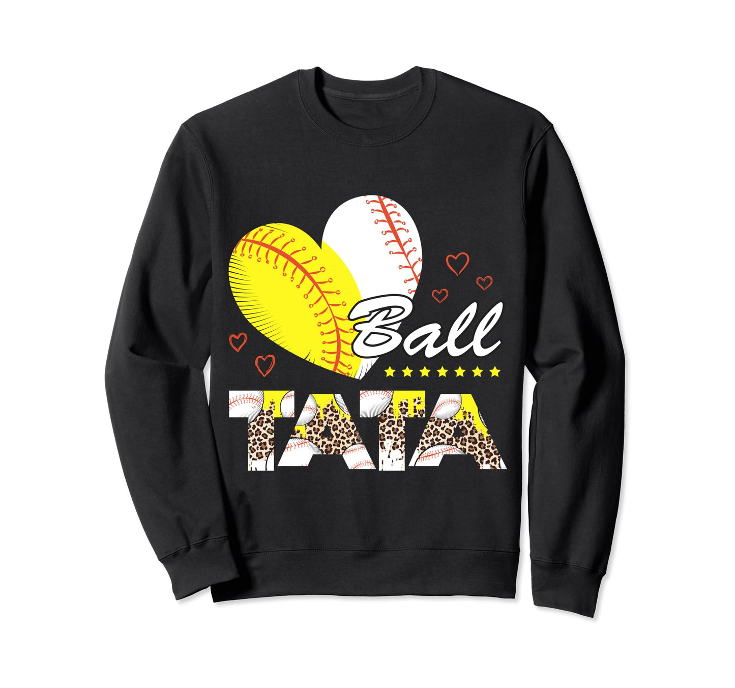 Tata Both Baseball Softball Mothers Sweatshirt - Fun Novelty Design Unisex - T-Shirt, Sweatshirt, Hoodie