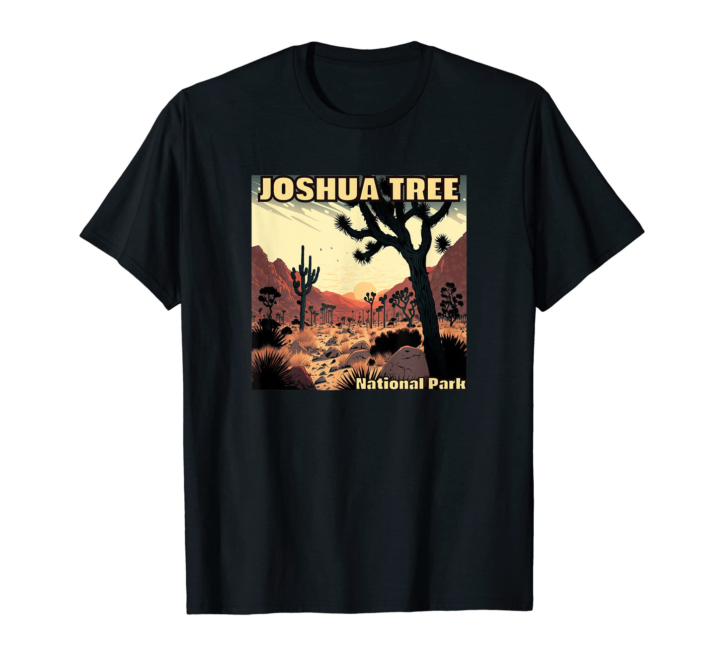 Joshua Tree National Park Desert Trip T-Shirt - Custom Art Print Unisex - T-Shirt, Sweatshirt, Hoodie