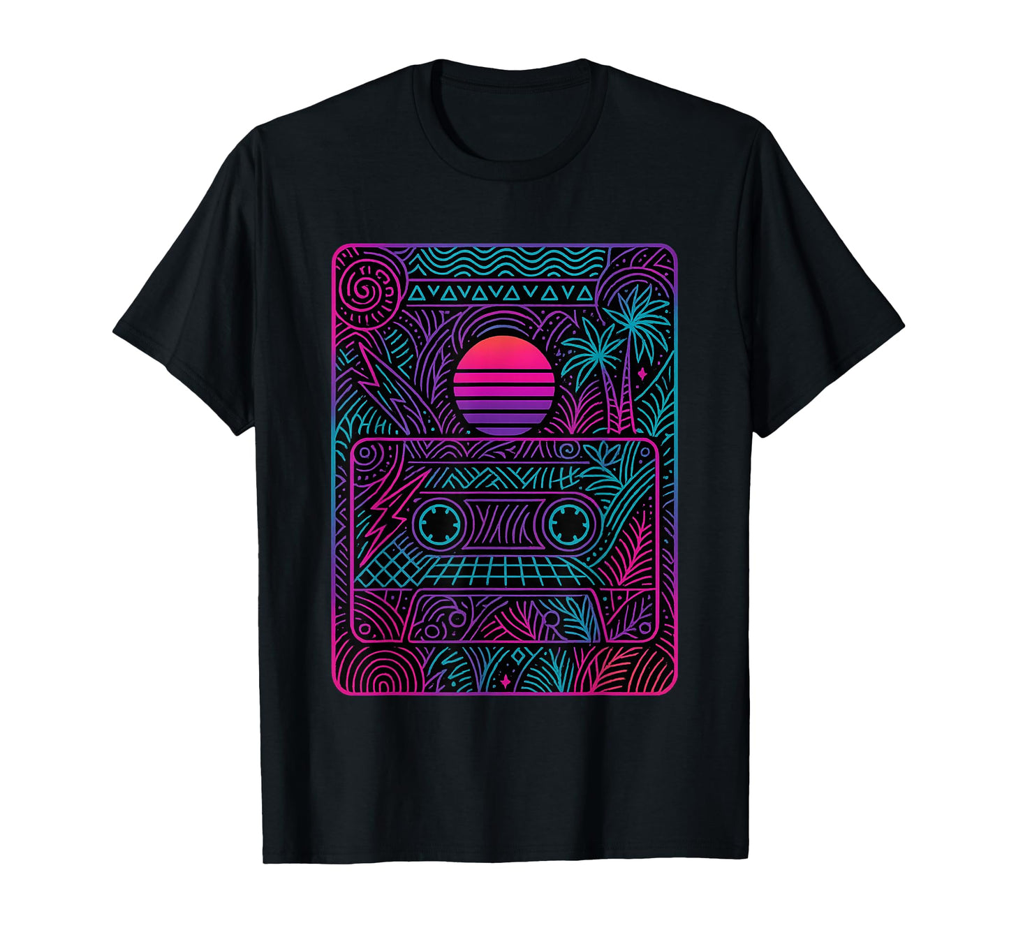 80S Synthwave T-Shirt - Aesthetic Graphic Men Women - T-Shirt, Sweatshirt, Hoodie