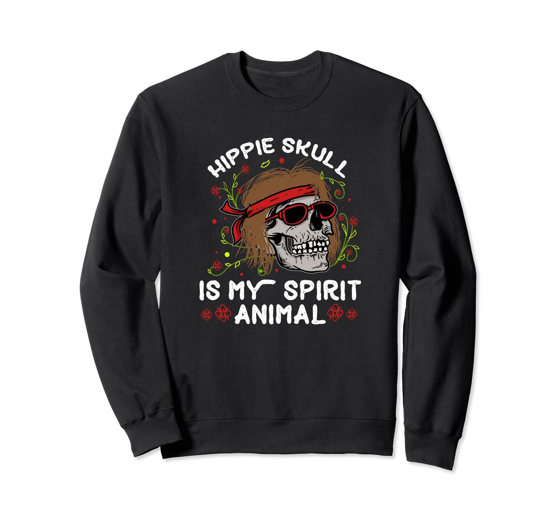 Hippie Folks Psychedelic 70S 60S Sweatshirt - Streetwear Style for Adults - T-Shirt, Sweatshirt, Hoodie