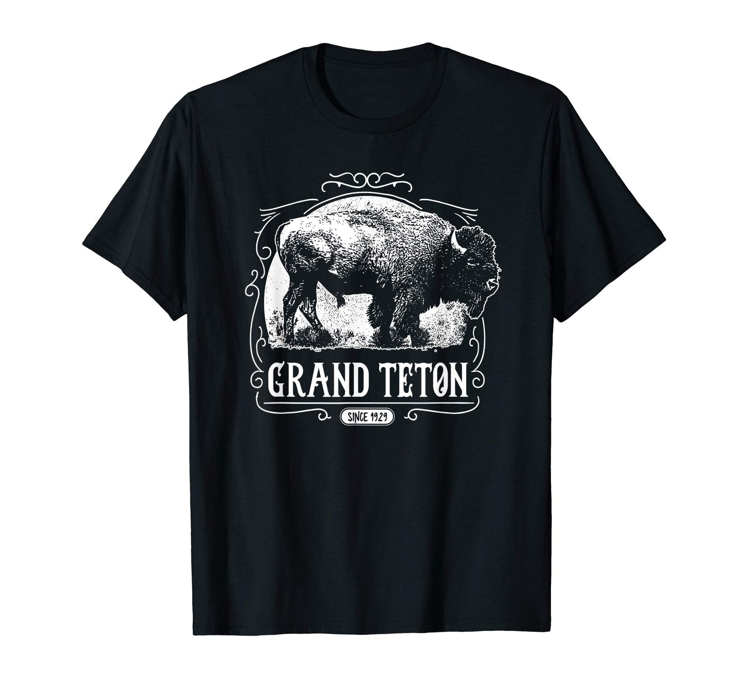 Grand Teton National Park Bison T-Shirt - Aesthetic Graphic Men Women - T-Shirt, Sweatshirt, Hoodie