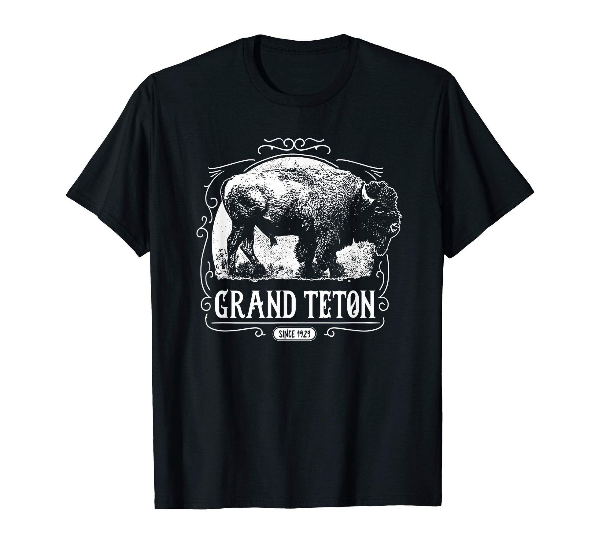 Grand Teton National Park Bison T-Shirt - Aesthetic Graphic Men Women - T-Shirt, Sweatshirt, Hoodie
