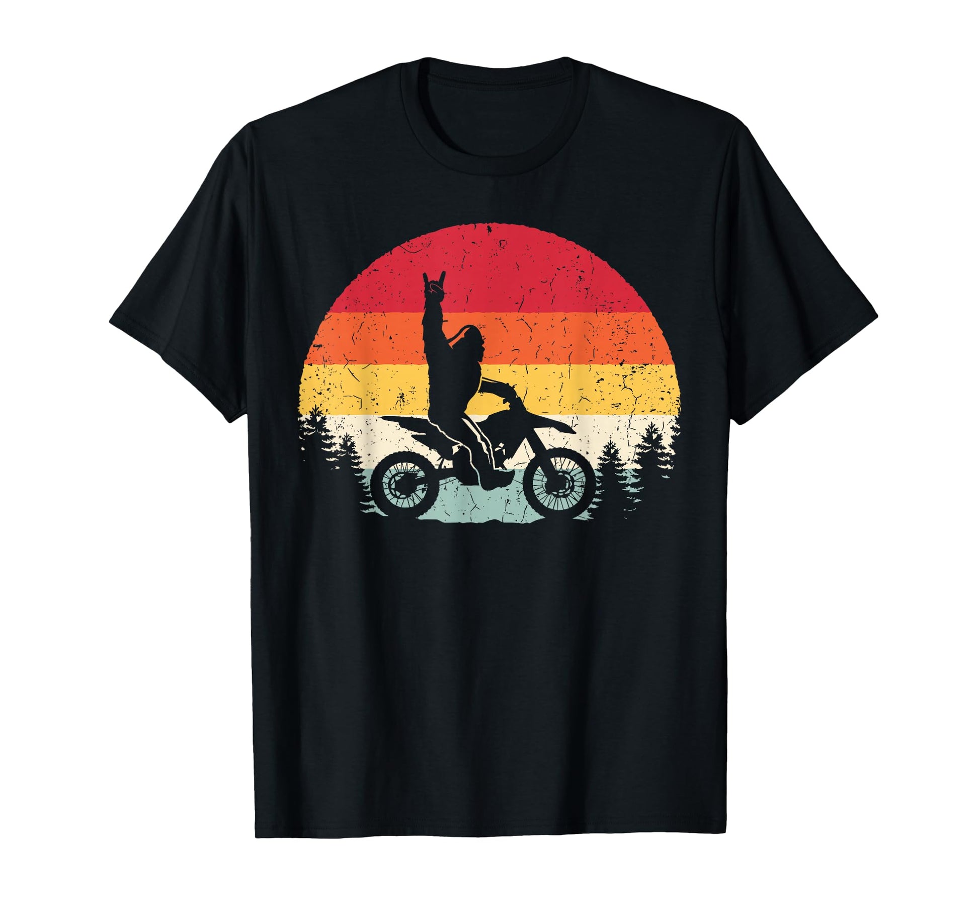Bigfoot Dirt Bike Motocross Funny T-Shirt - Fun Novelty Design Men Women - T-Shirt, Sweatshirt, Hoodie