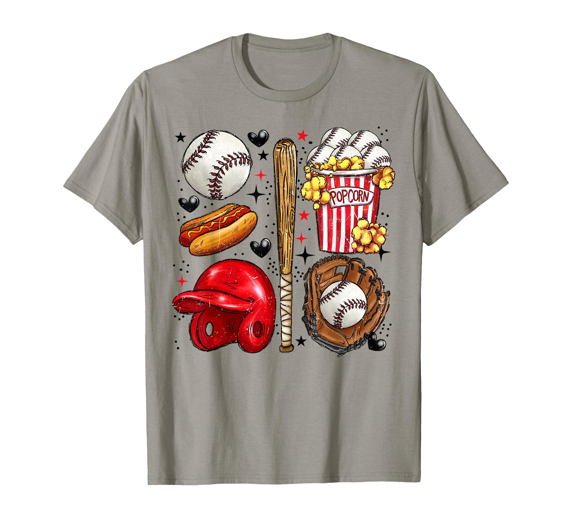 Baseball Mom Sister Coquette Mothers T-Shirt - Custom Art Print Men Women - T-Shirt, Sweatshirt, Hoodie