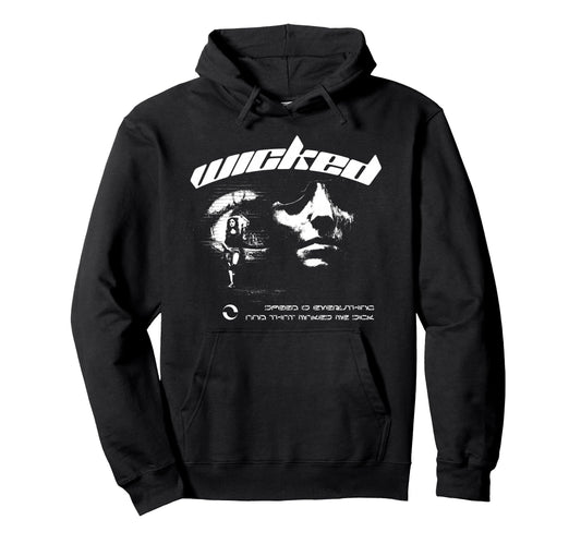 Aesthetic Y2K Alt Grunge Wicked Hoodie - Unique Graphic for Adults - T-Shirt, Sweatshirt, Hoodie