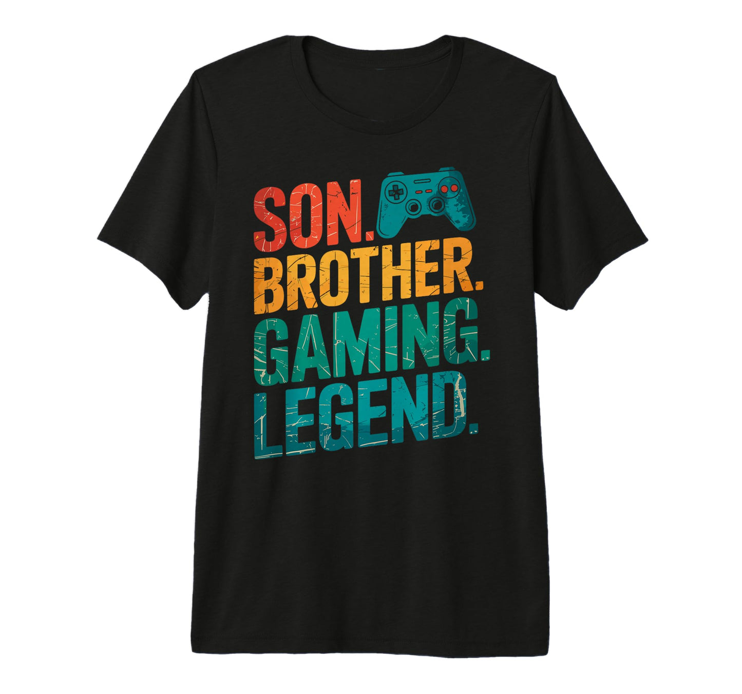 Son Brother Gamer Legend Video Game T-Shirt - Casual Everyday Wear Unisex - T-Shirt, Sweatshirt, Hoodie