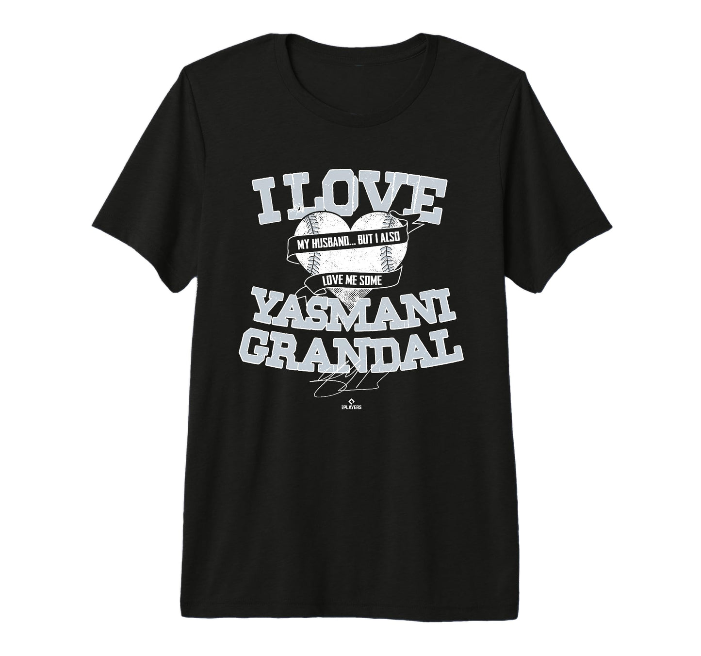 I Love Yasmani Grandal Tri Blend T-Shirt - Trendy Graphic Unisex - T-Shirt, Sweatshirt, Hoodie