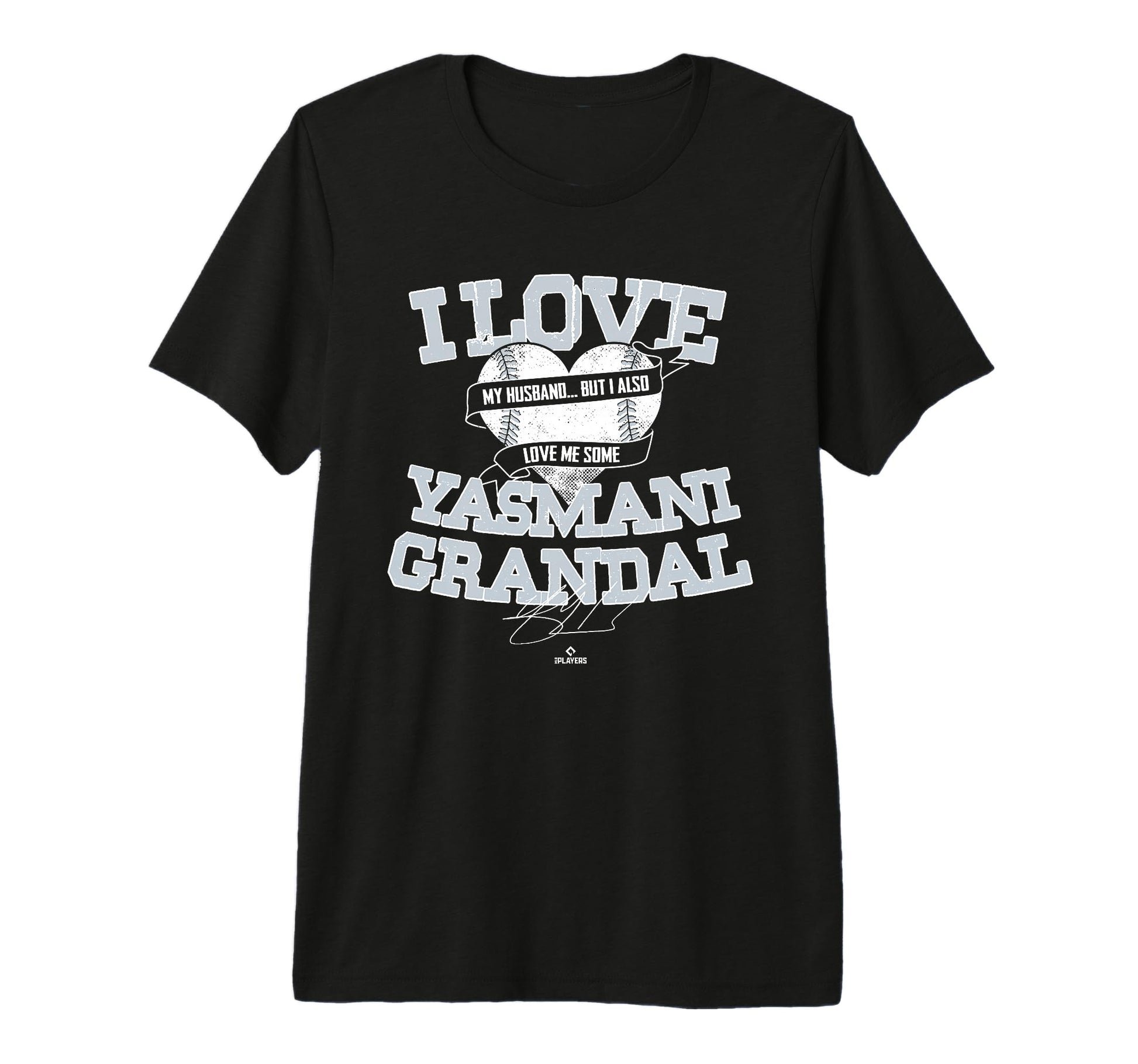 I Love Yasmani Grandal Tri Blend T-Shirt - Trendy Graphic Unisex - T-Shirt, Sweatshirt, Hoodie