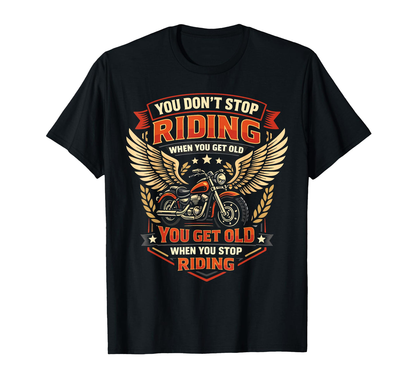 Motorcycle Biker Retired Grandpa Grandma T-Shirt - Streetwear Style Unisex - T-Shirt, Sweatshirt, Hoodie