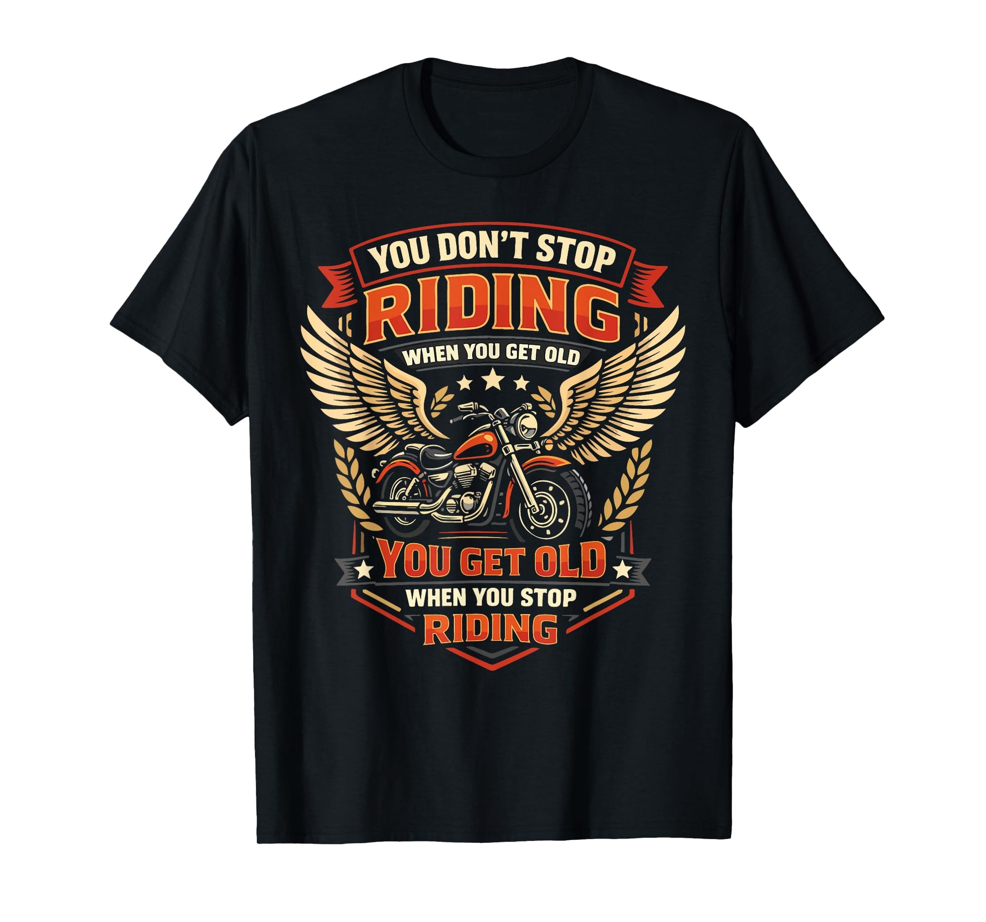 Motorcycle Biker Retired Grandpa Grandma T-Shirt - Streetwear Style Unisex - T-Shirt, Sweatshirt, Hoodie